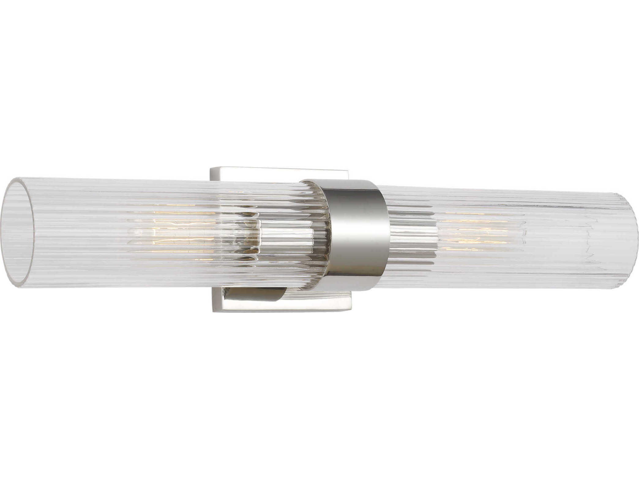 Visual Comfort Studio Geneva 2-Light Polished Nickel Vanity Light