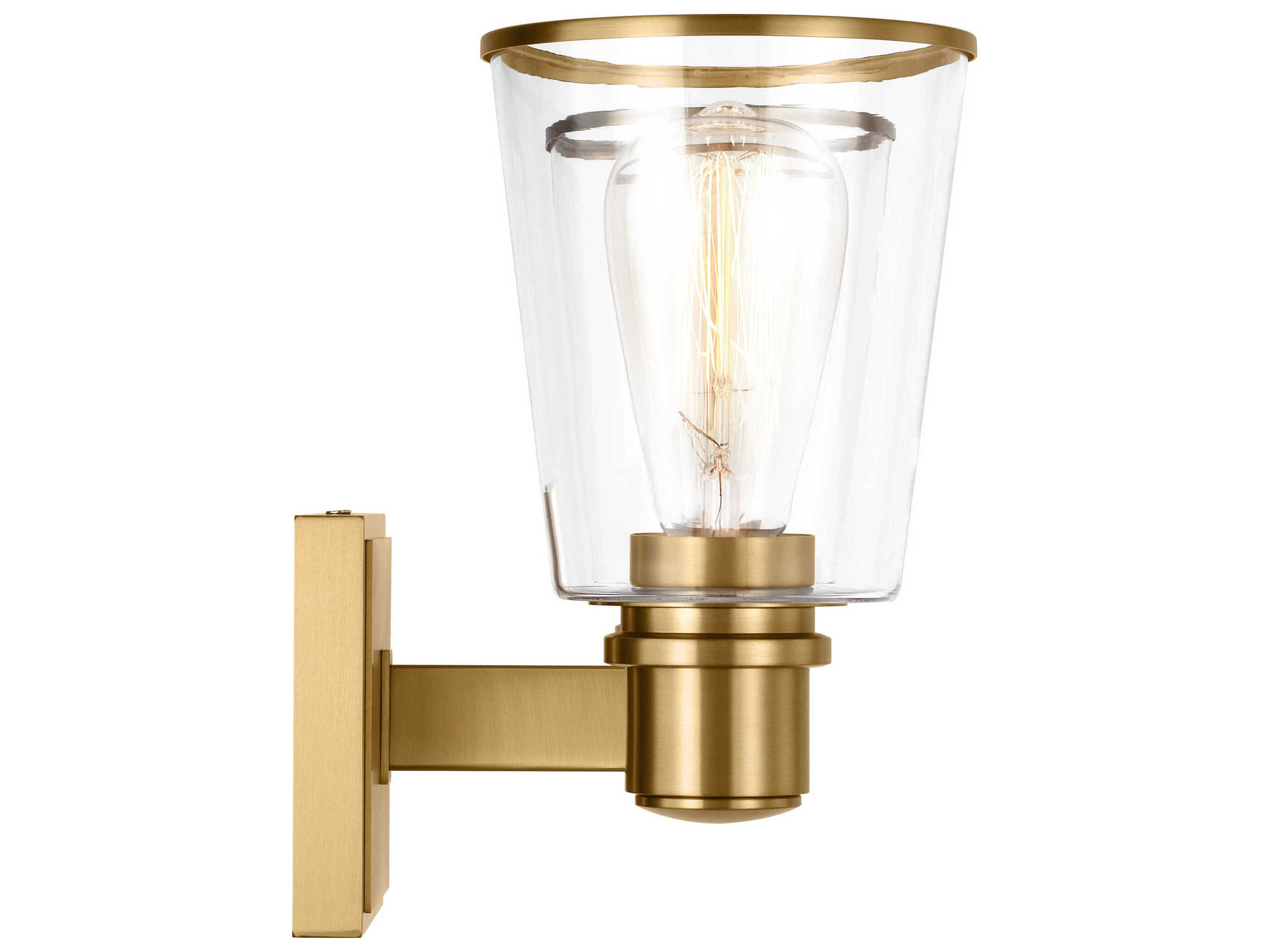 Visual Comfort Studio Alessa 2-Light Burnished Brass Vanity Light