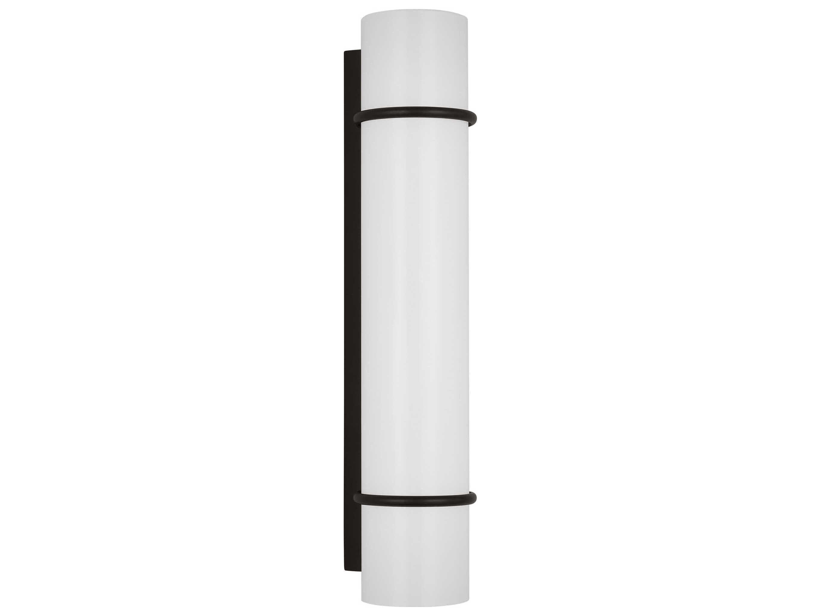 Visual Comfort Studio Amelie 1-Light Aged Iron Black Vanity Light