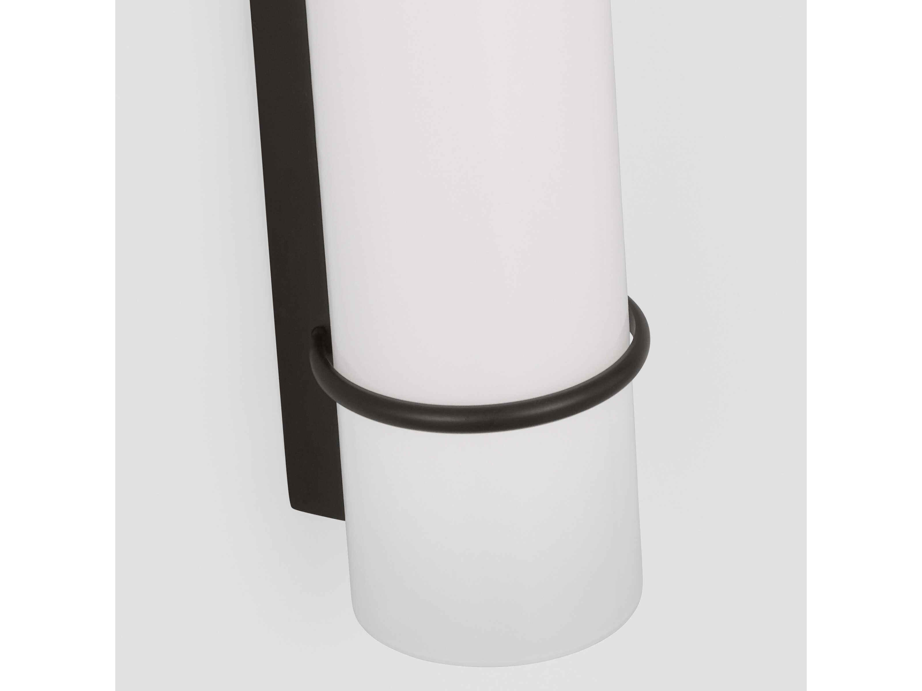 Visual Comfort Studio Amelie 1-Light Aged Iron Black Vanity Light