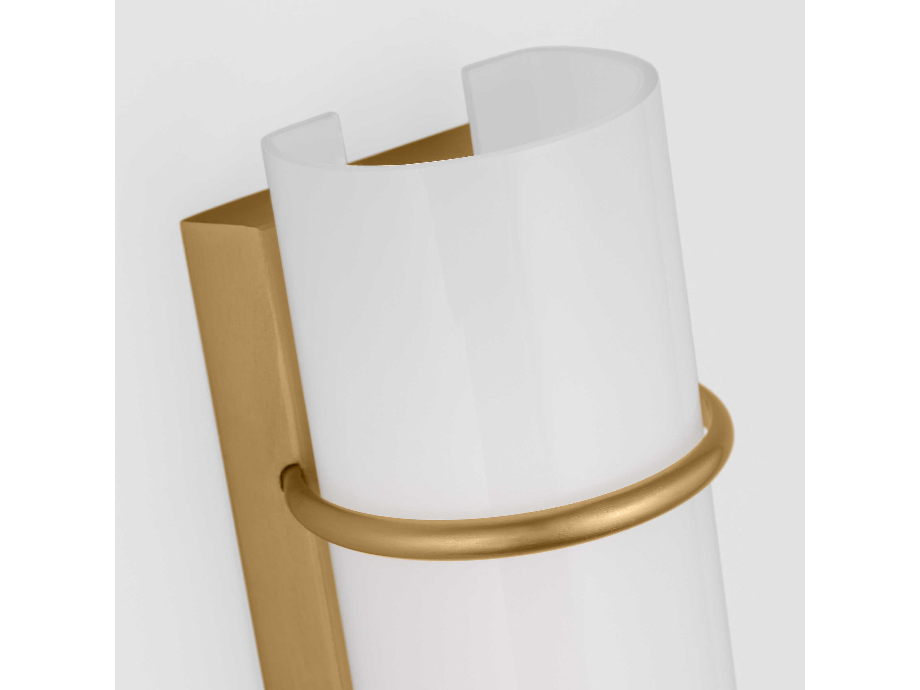 Visual Comfort Studio Amelie 1-Light Burnished Brass Vanity Light