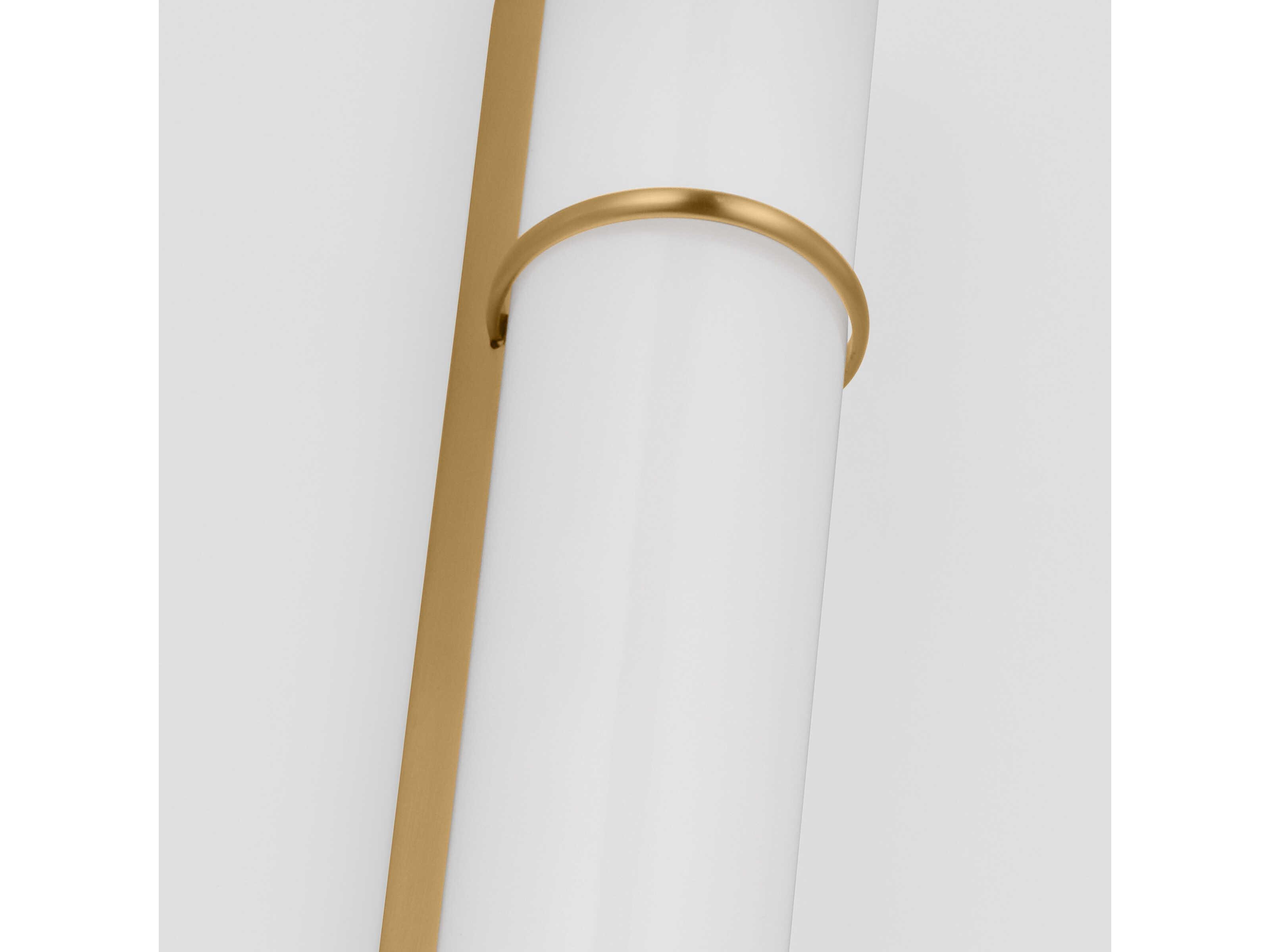 Visual Comfort Studio Amelie 1-Light Burnished Brass Vanity Light