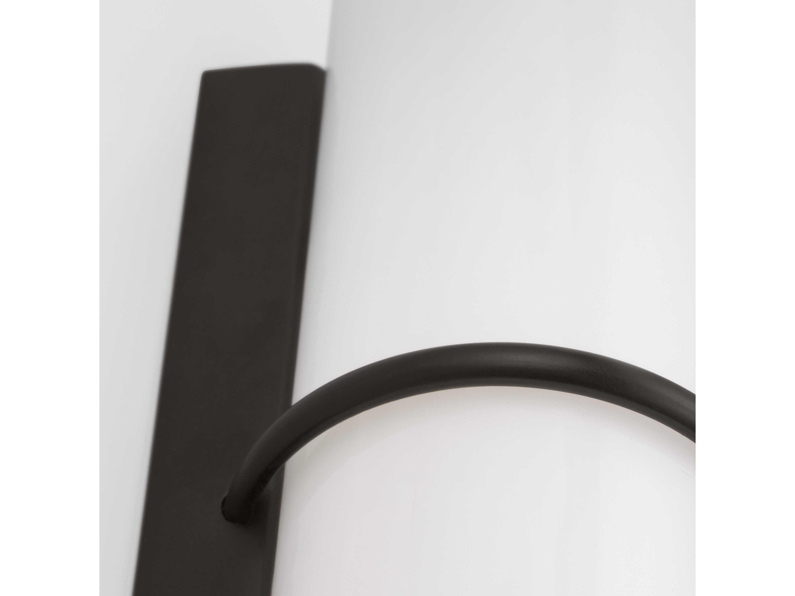 Visual Comfort Studio Amelie 1-Light Aged Iron Black Vanity Light