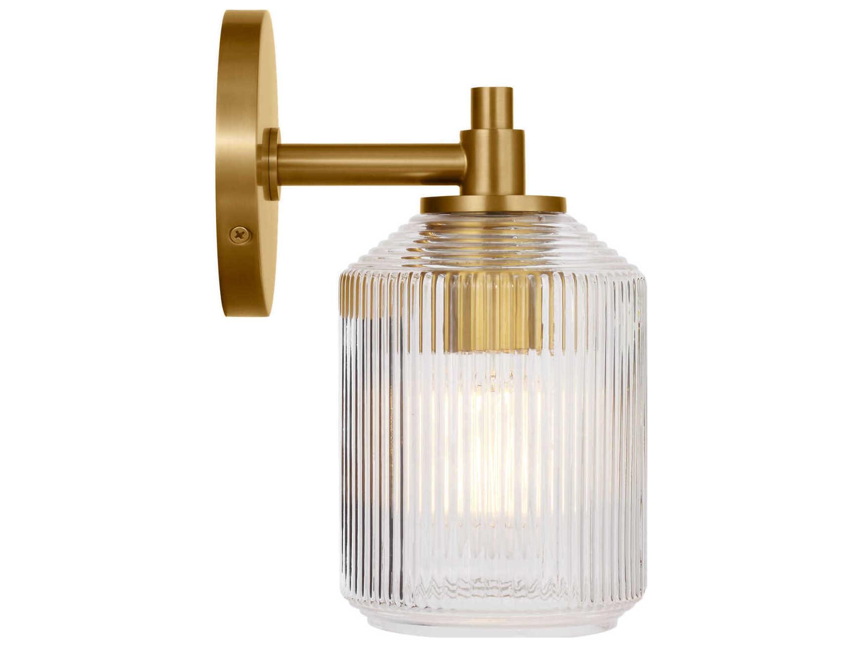 Visual Comfort Studio Barstow 1-Light Burnished Brass Wall Sconce