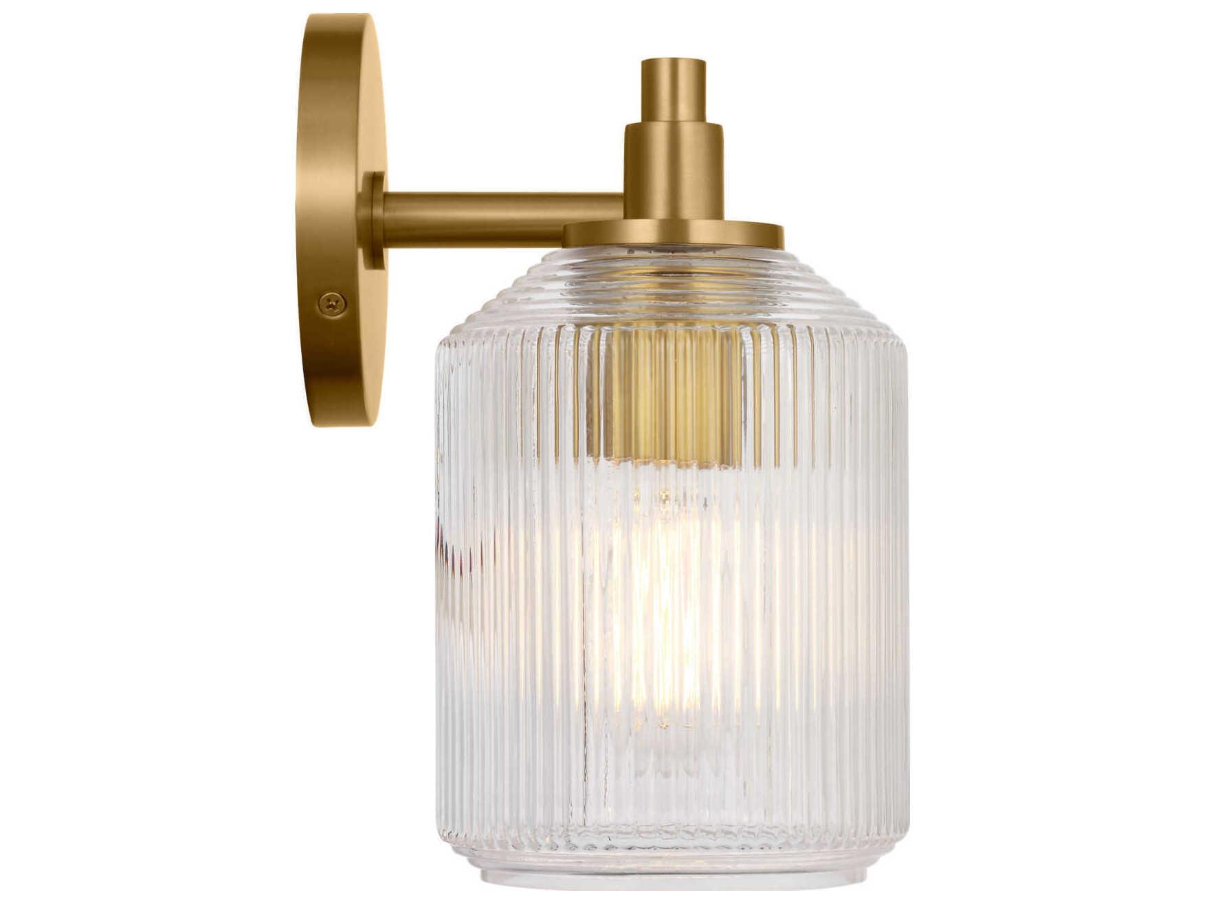 Visual Comfort Studio Barstow 2-Light Burnished Brass Vanity Light