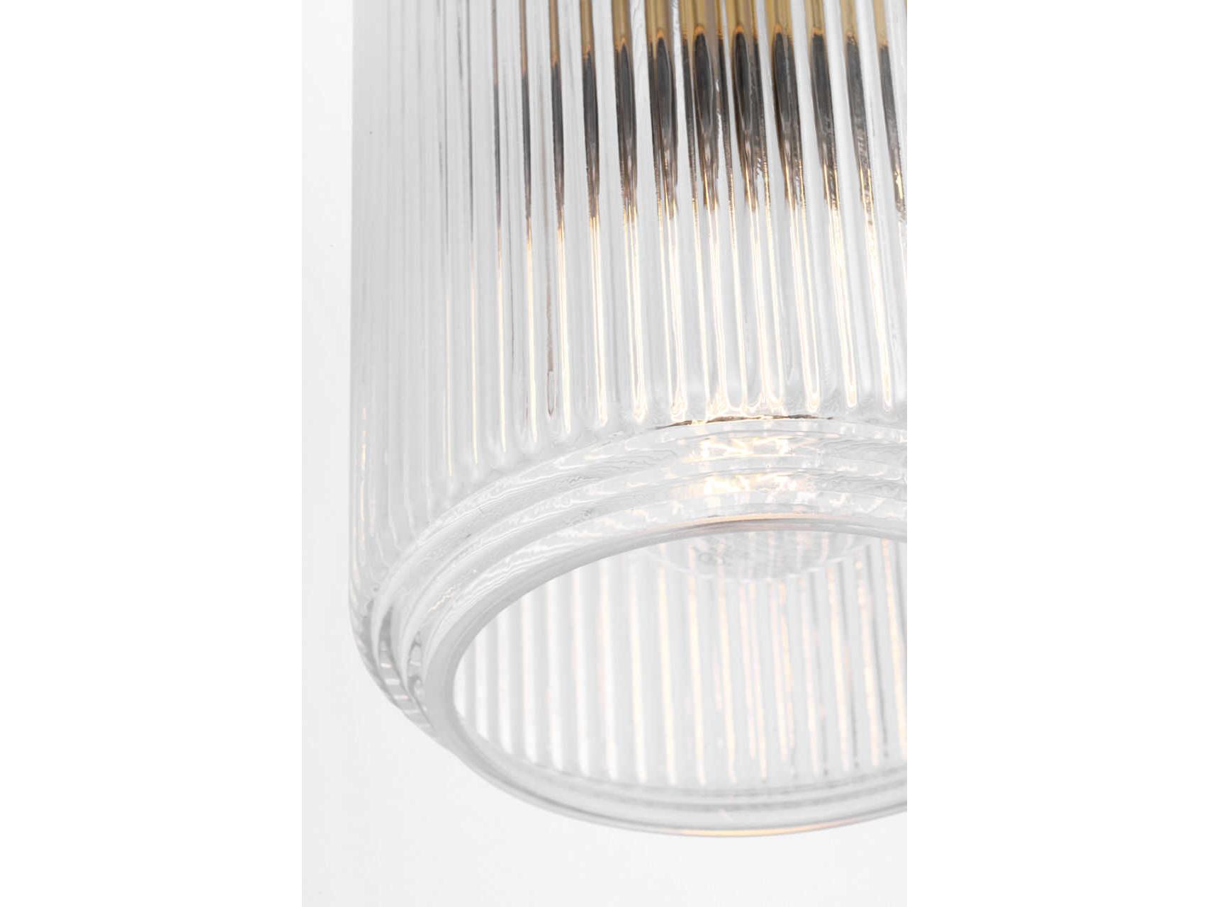 Visual Comfort Studio Barstow 3-Light Burnished Brass Vanity Light