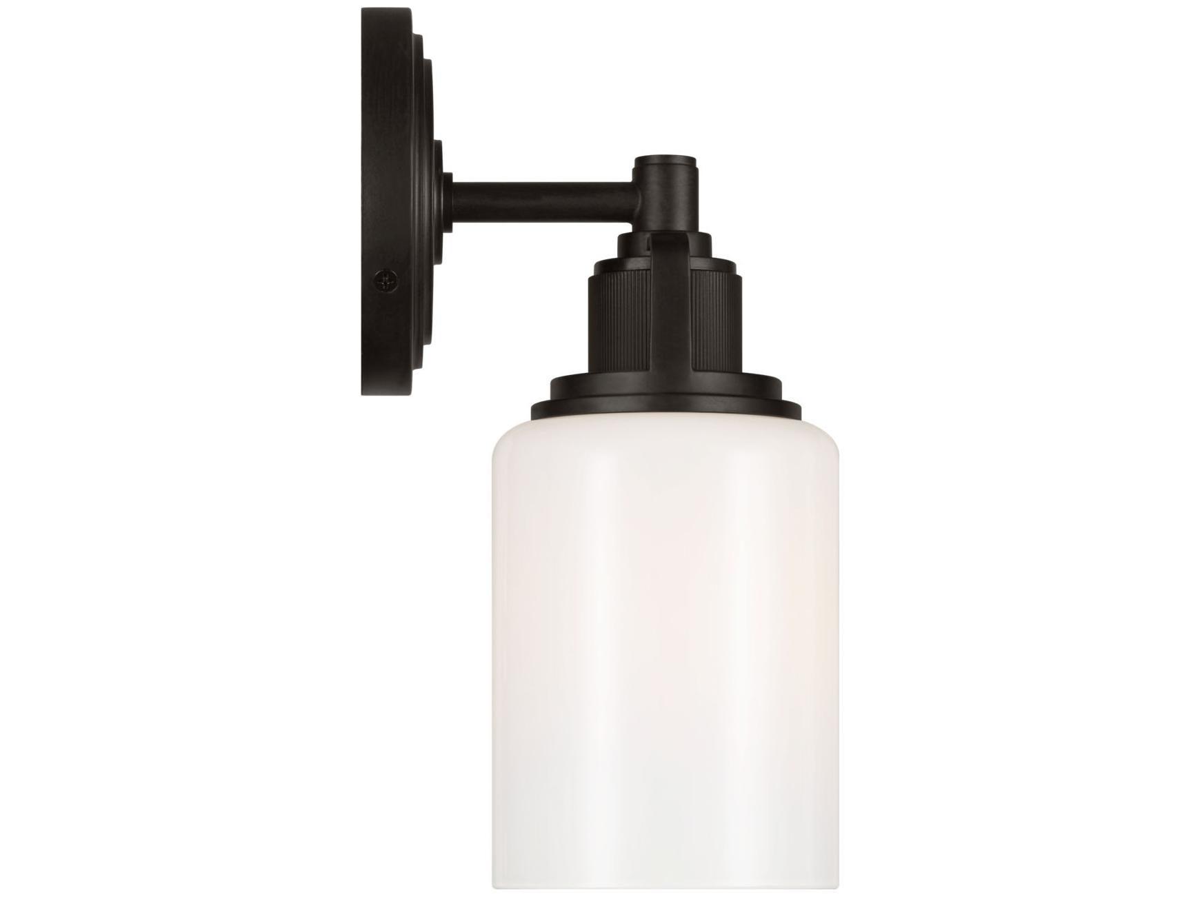 Visual Comfort Studio Ashford 1-Light Aged Iron Black Wall Sconce