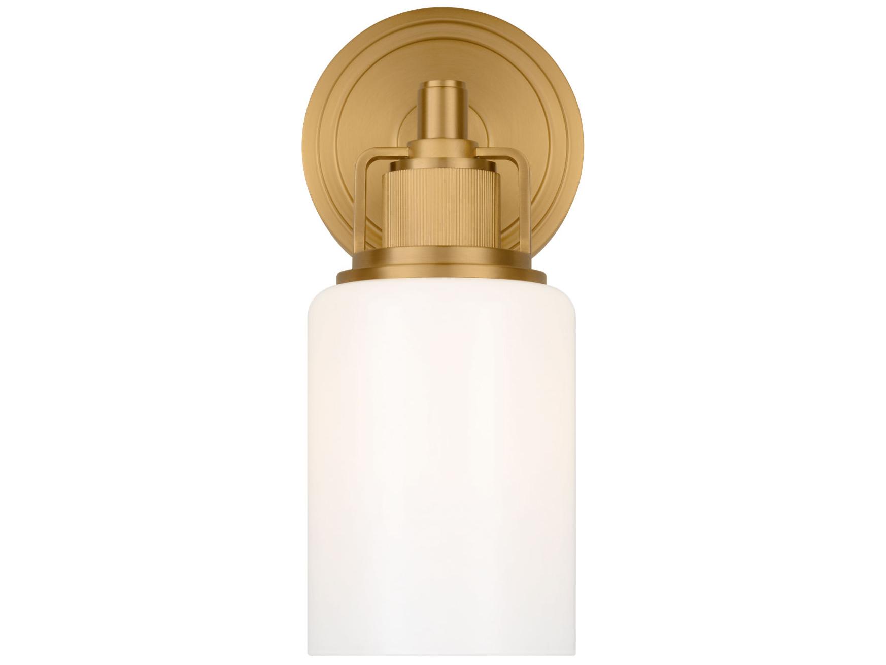 Visual Comfort Studio Ashford 1-Light Burnished Brass Wall Sconce