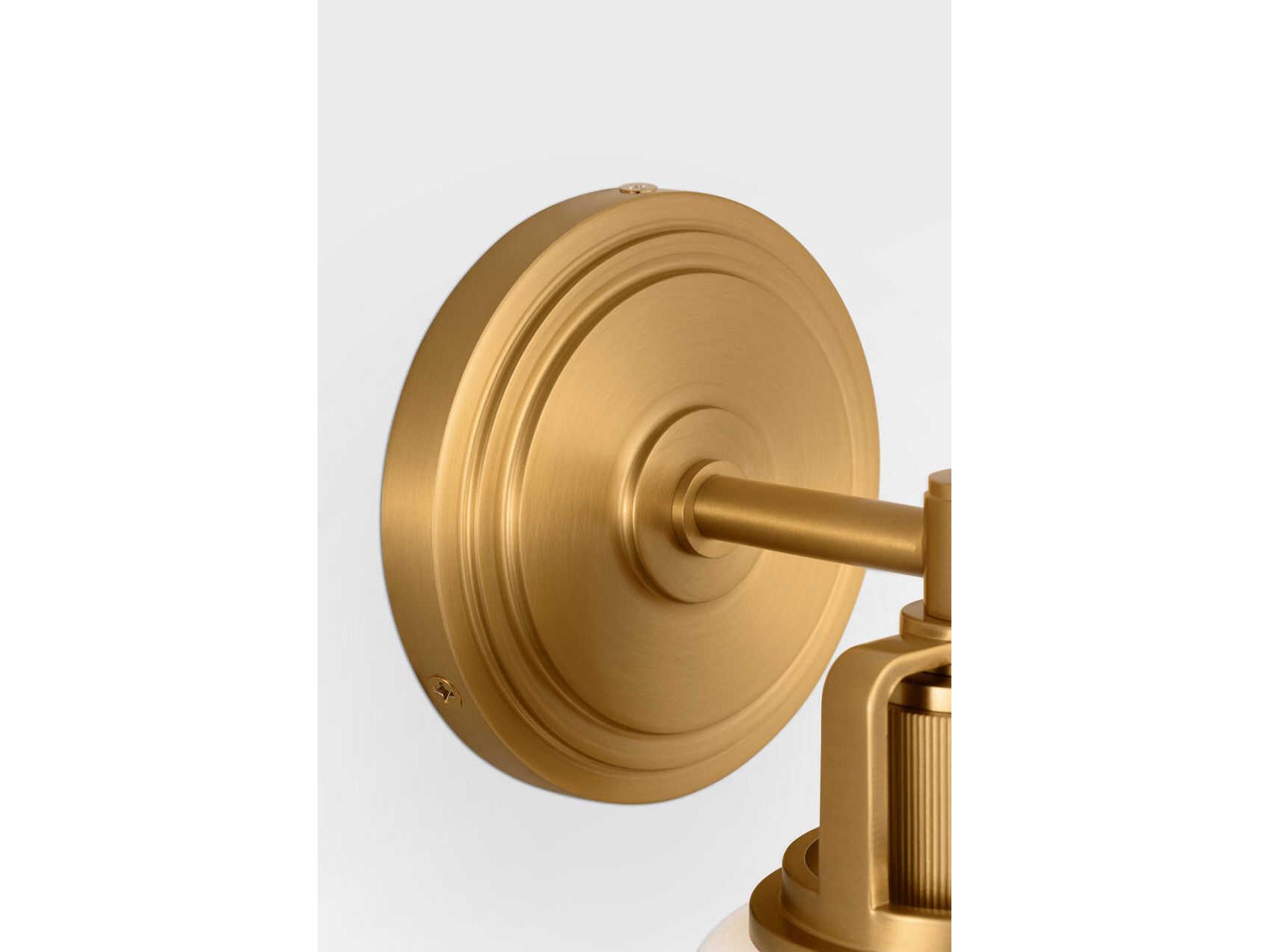 Visual Comfort Studio Ashford 1-Light Burnished Brass Wall Sconce