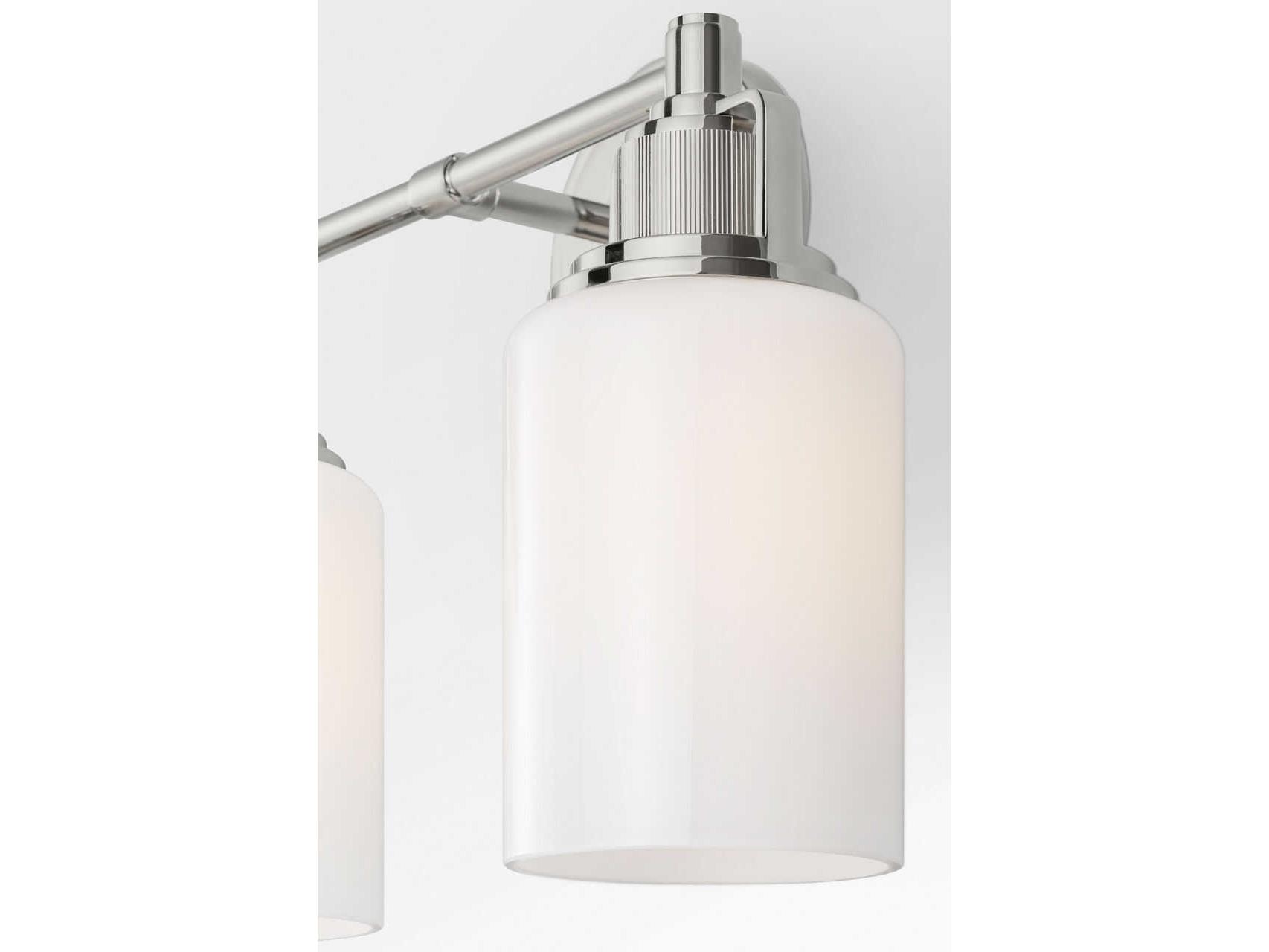 Visual Comfort Studio Ashford 2-Light Polished Nickel Vanity Light