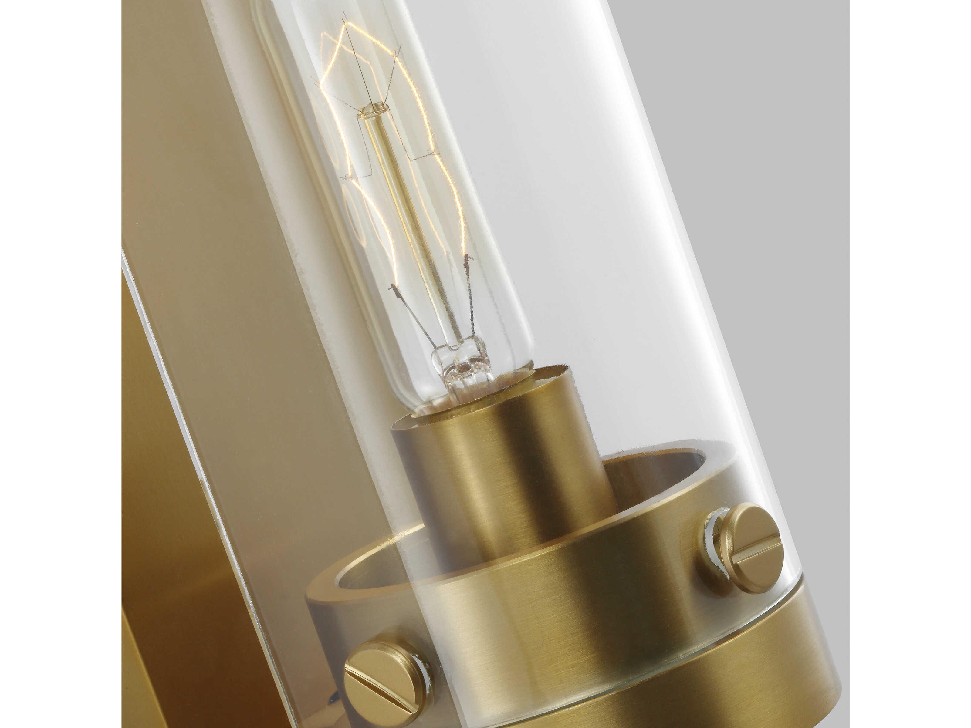 Visual Comfort Studio Garrett 2-Light Burnished Brass Wall Sconce