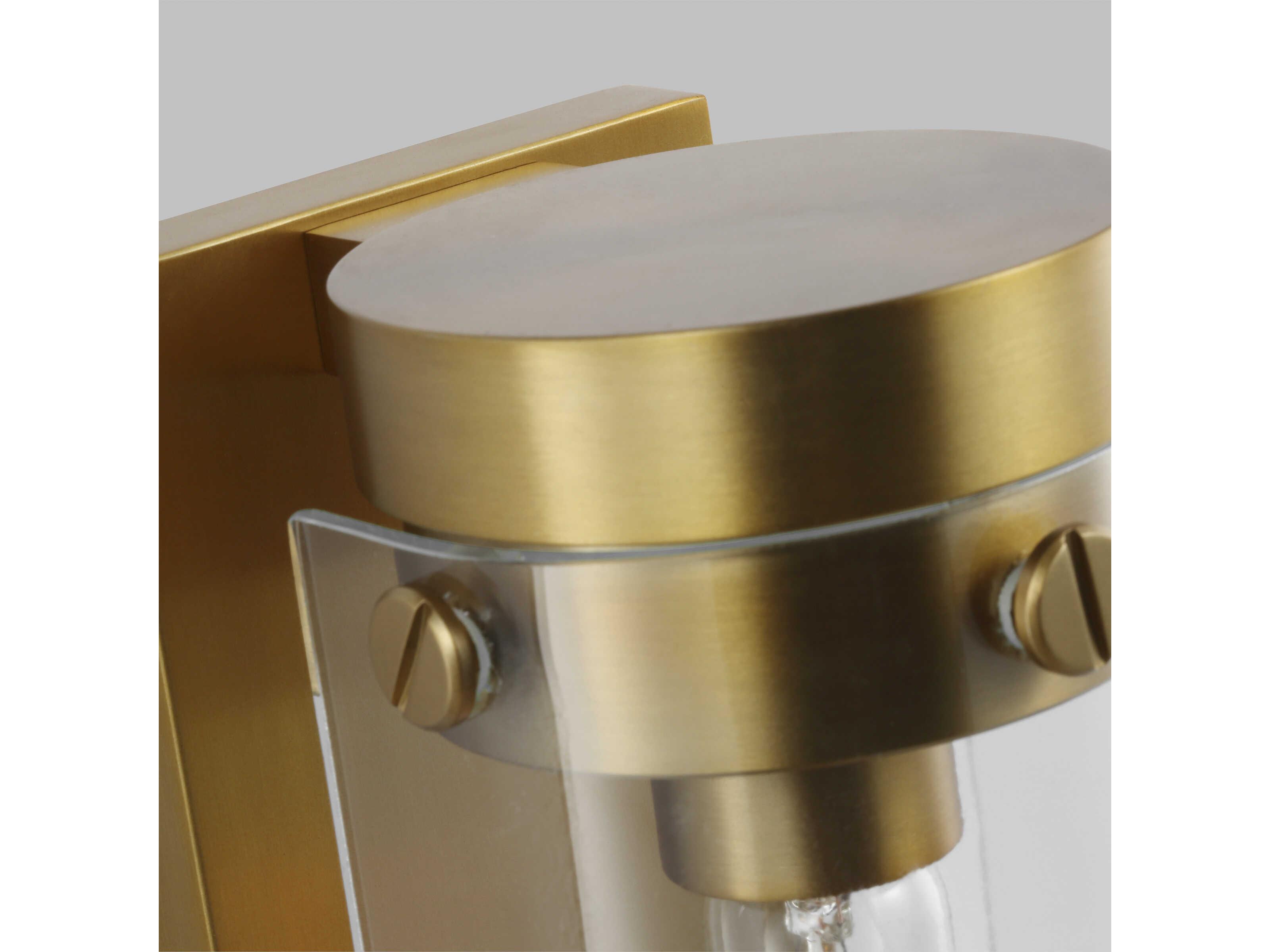 Visual Comfort Studio Garrett 2-Light Burnished Brass Wall Sconce