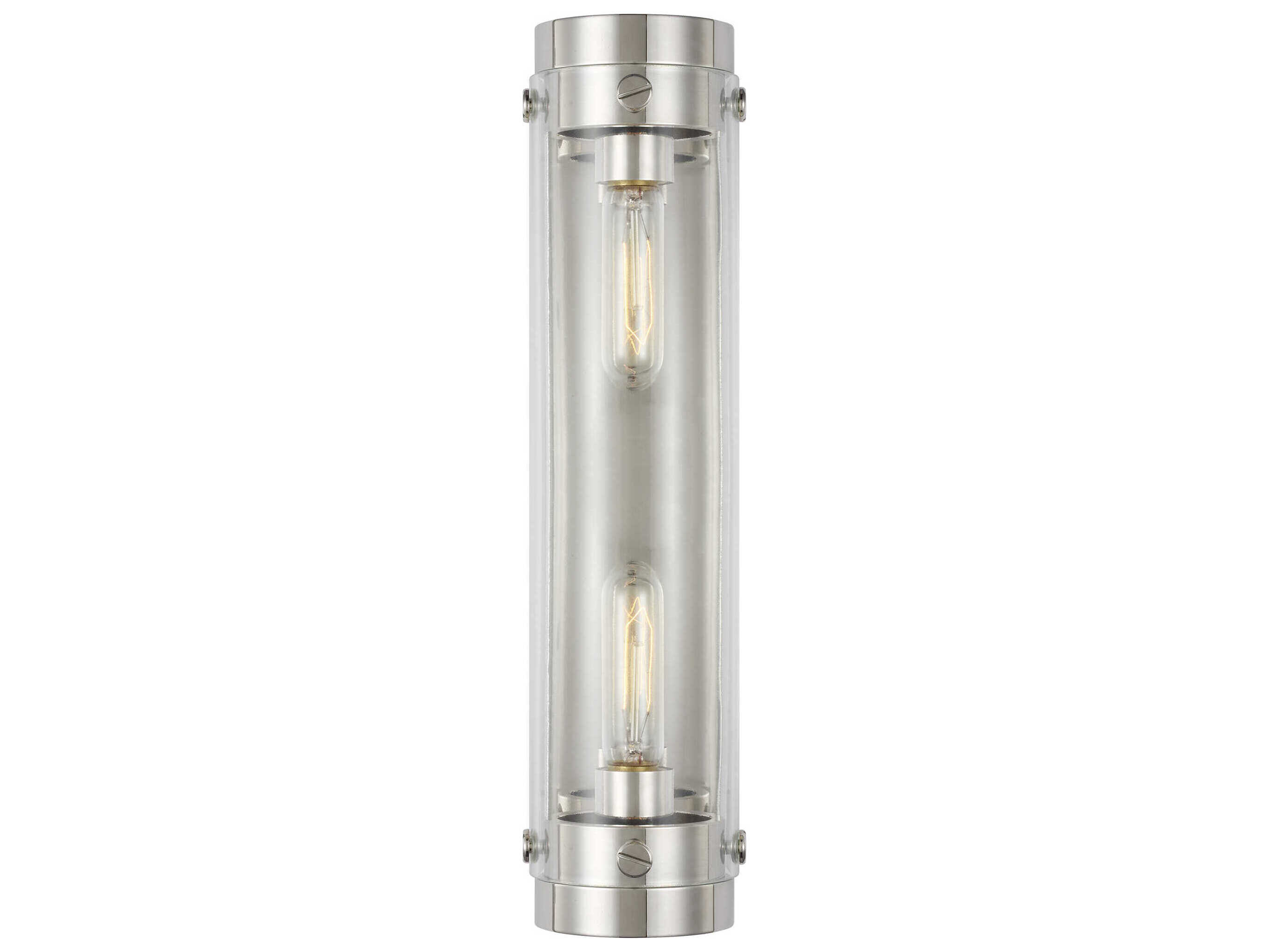 Visual Comfort Studio Garrett 2-Light Polished Nickel Wall Sconce