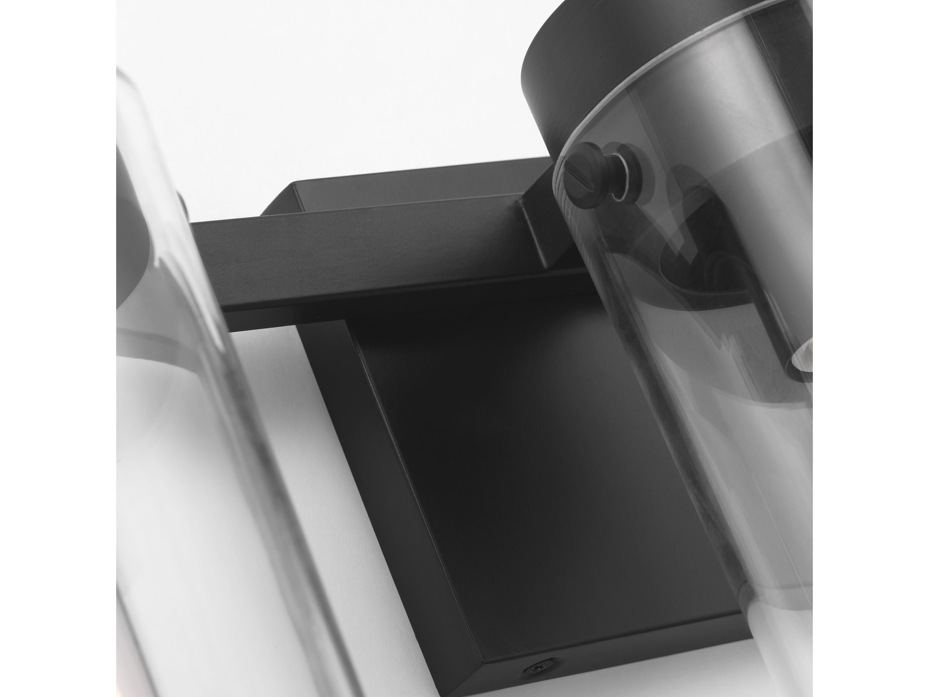 Visual Comfort Studio Garrett 3-Light Aged Iron Black Vanity Light