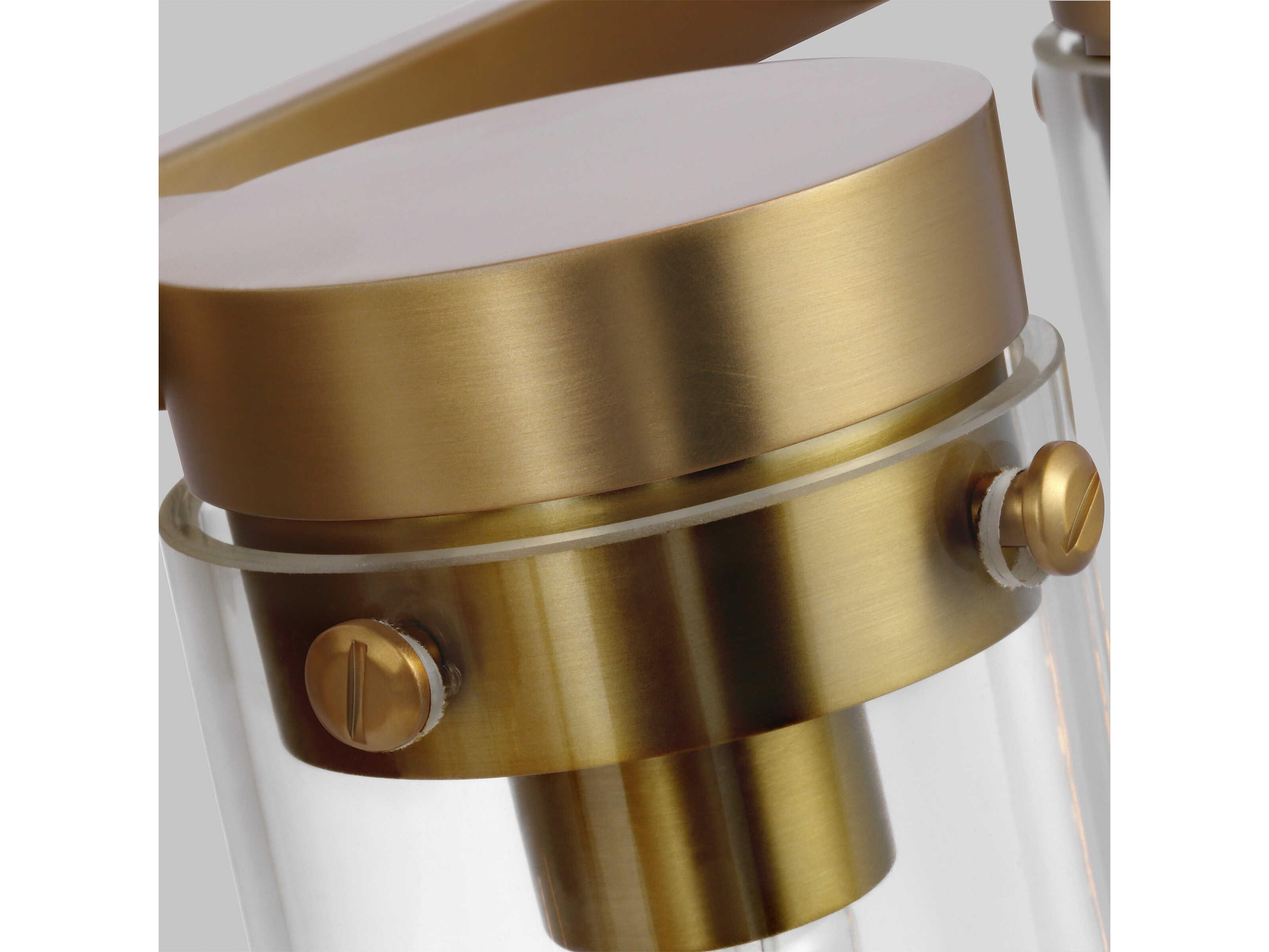 Visual Comfort Studio Garrett 4-Light Burnished Brass Vanity Light