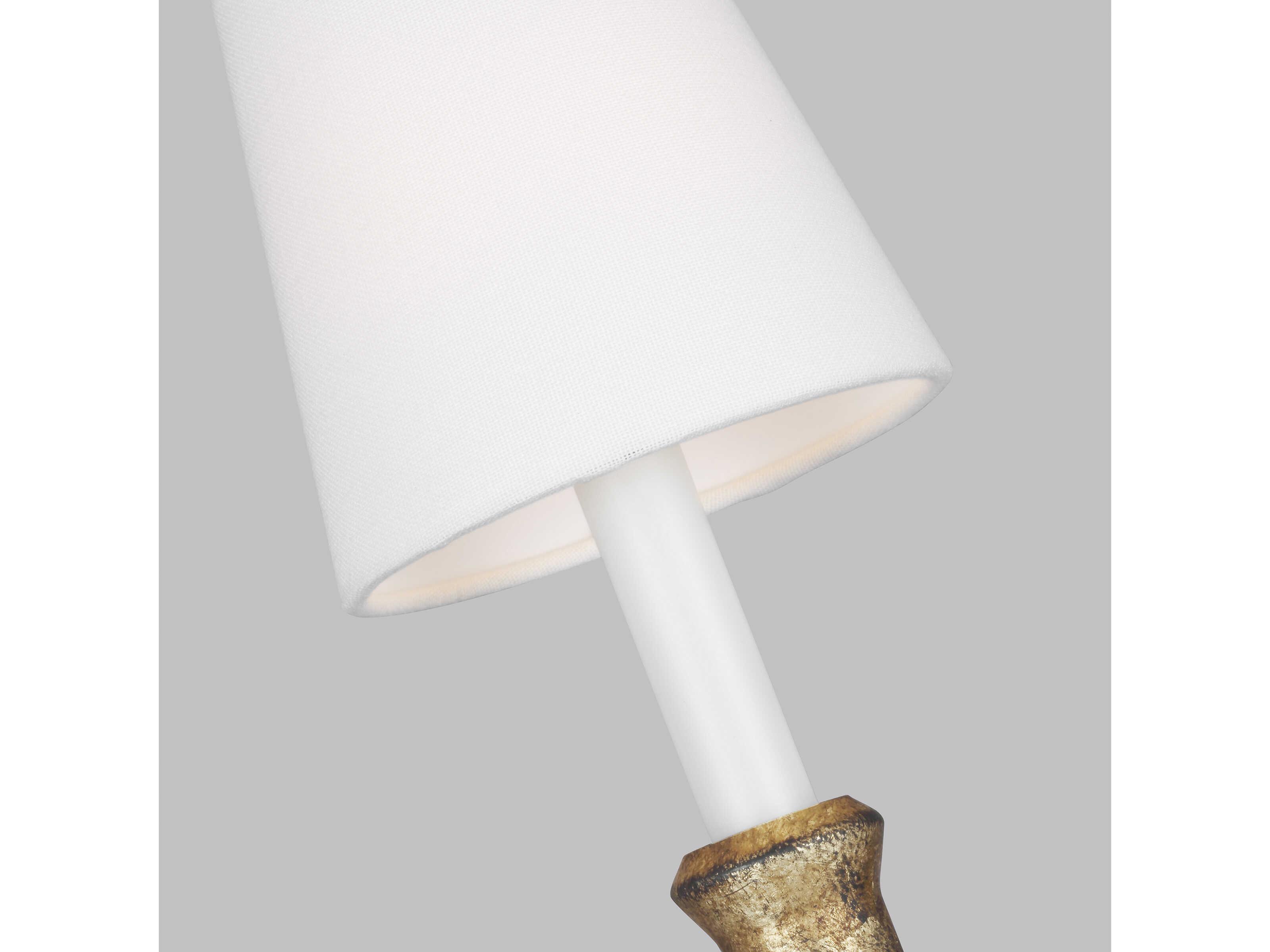 Visual Comfort Studio Westerly 1-Light Antique Gild Gold Traditional Wall Sconce