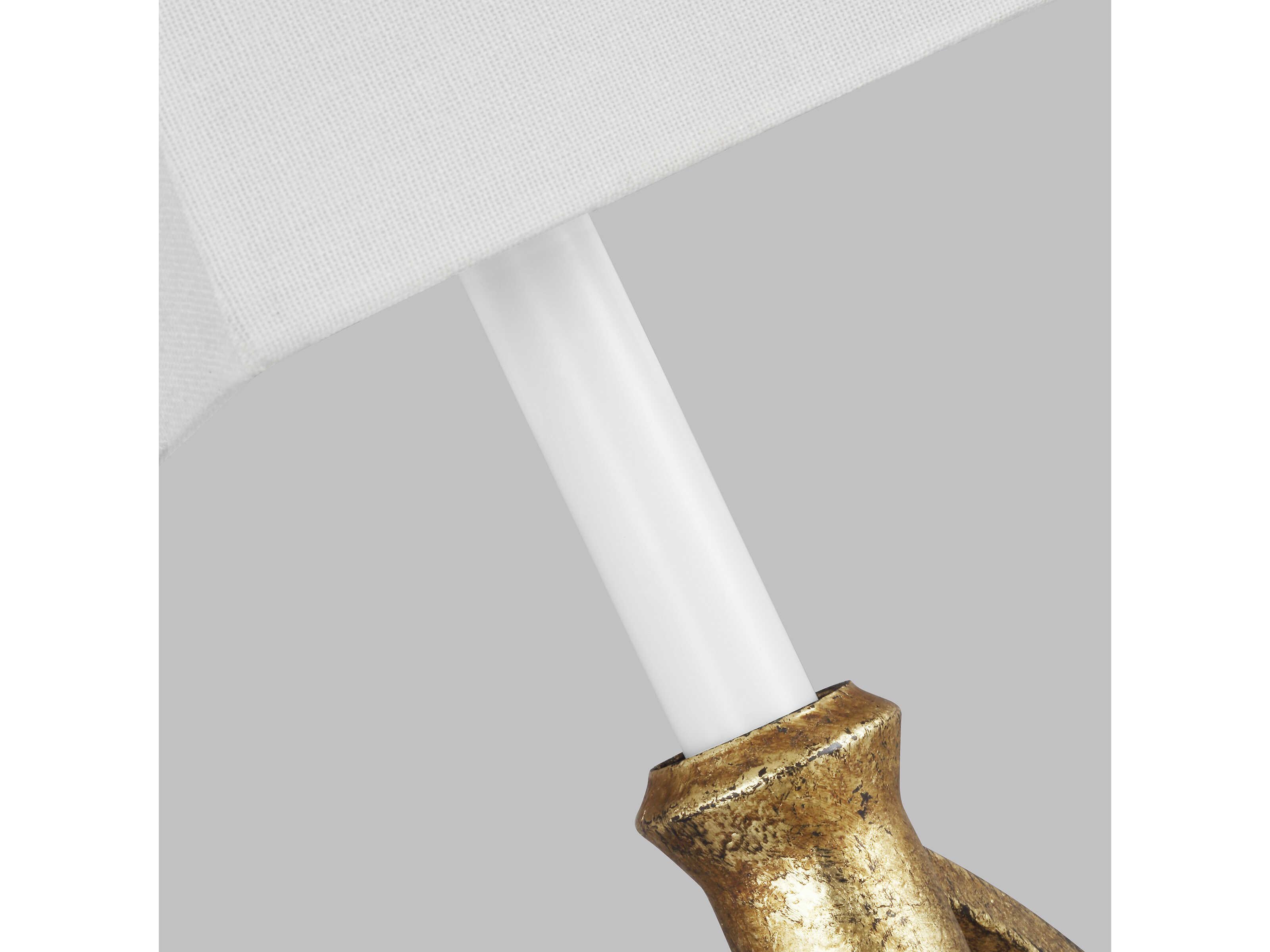 Visual Comfort Studio Westerly 2-Light Antique Gild Gold Traditional Wall Sconce
