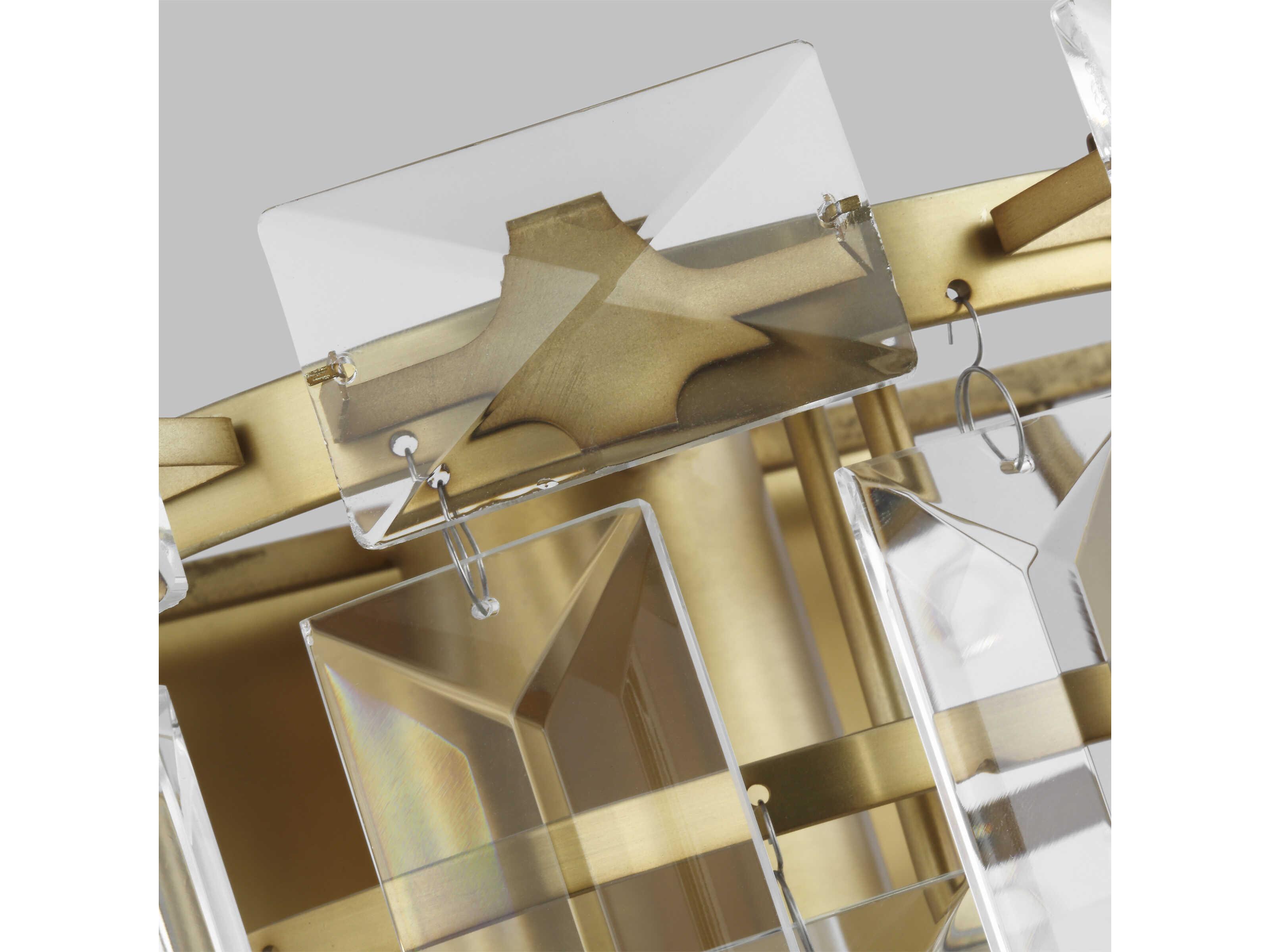 Visual Comfort Studio Arden 1-Light Burnished Brass Wall Sconce