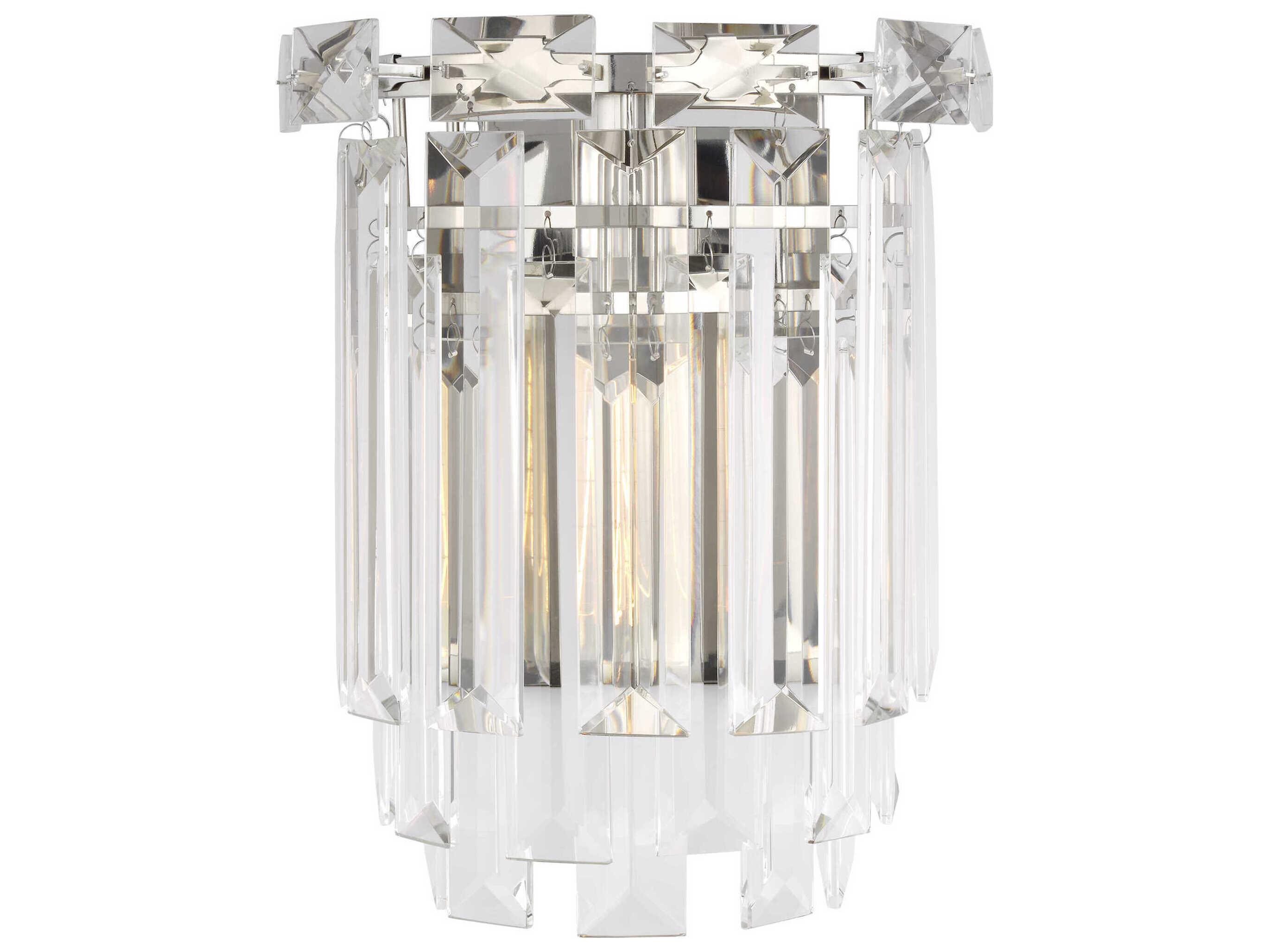 Visual Comfort Studio Arden 1-Light Polished Nickel Wall Sconce