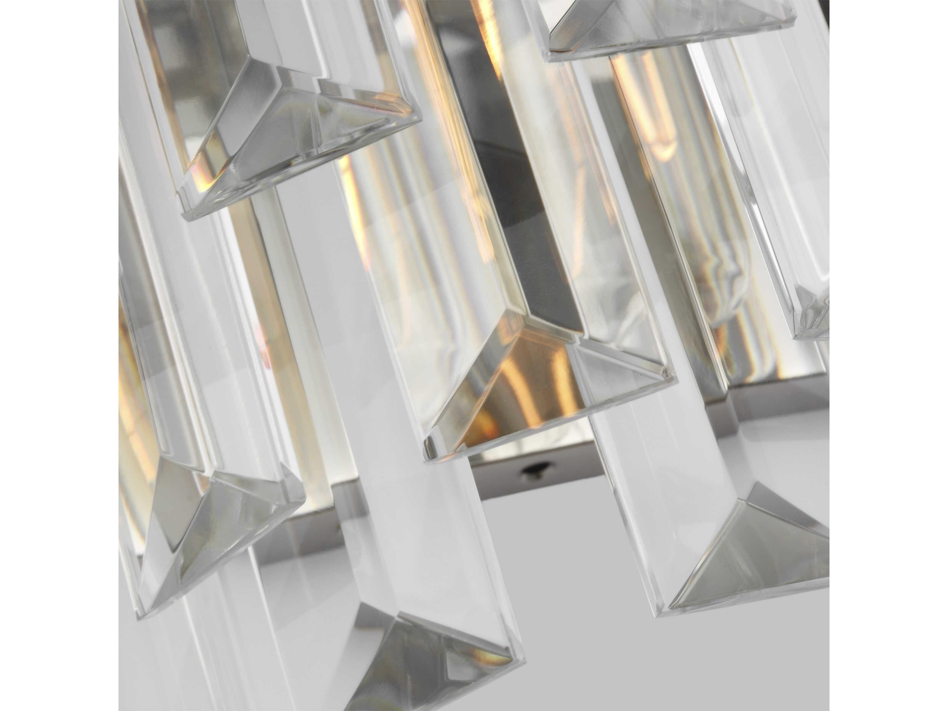 Visual Comfort Studio Arden 1-Light Polished Nickel Wall Sconce