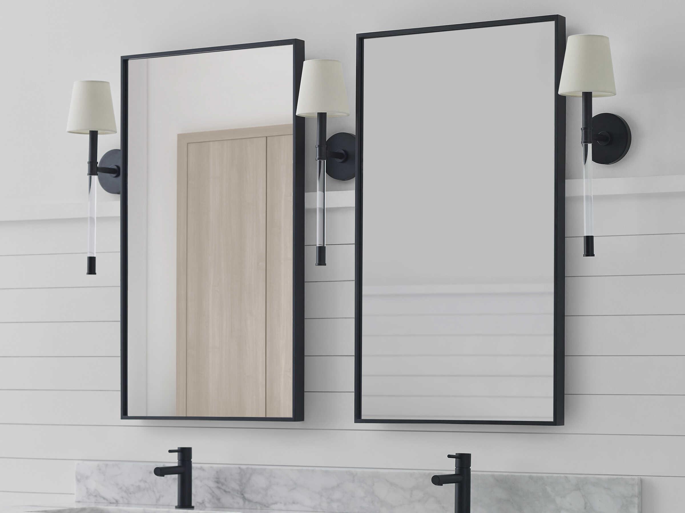 Visual Comfort Studio Hanover 1-Light Aged Iron Black Wall Sconce