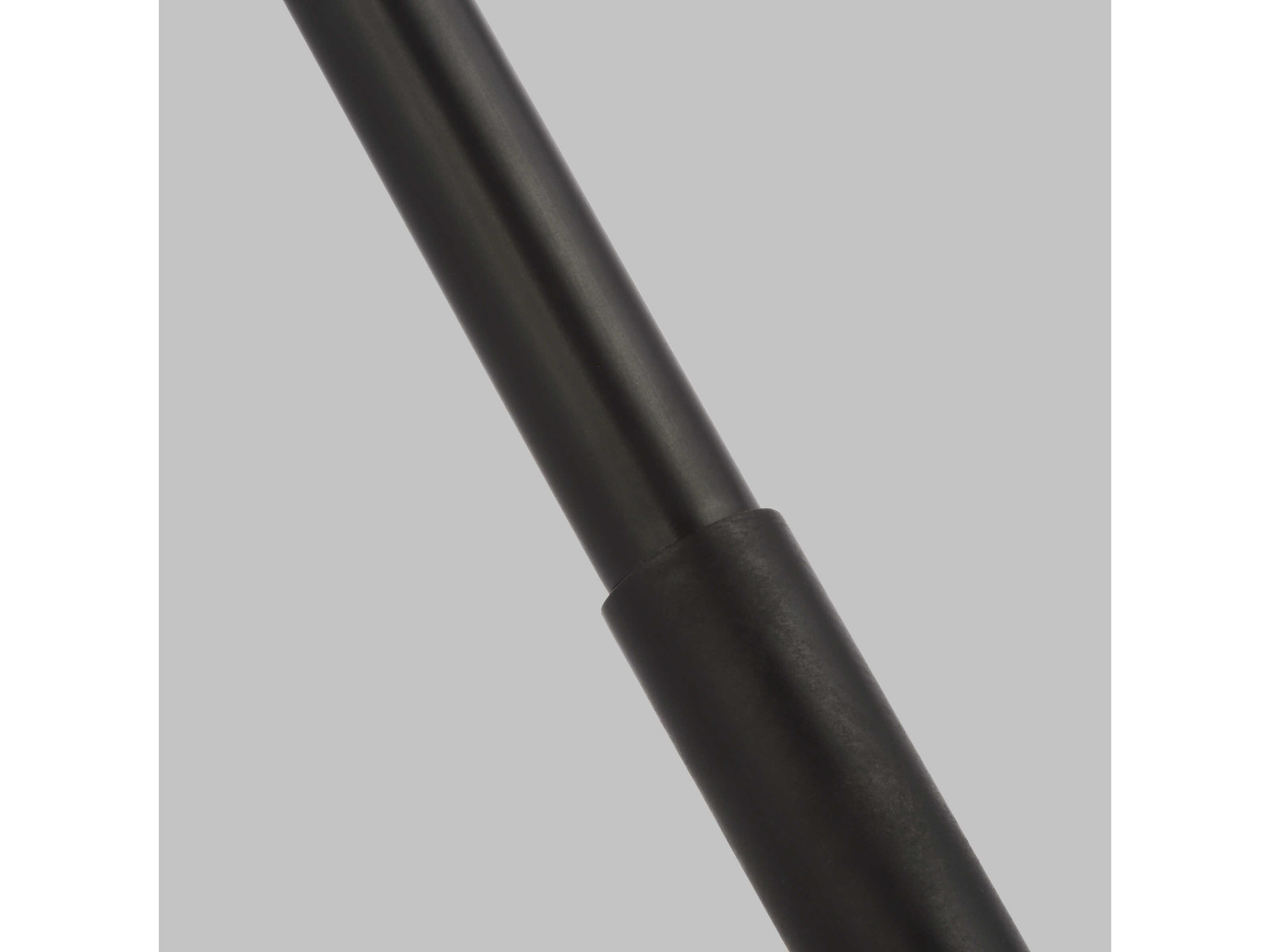 Visual Comfort Studio Bayview 1-Light Aged Iron Black Wall Sconce