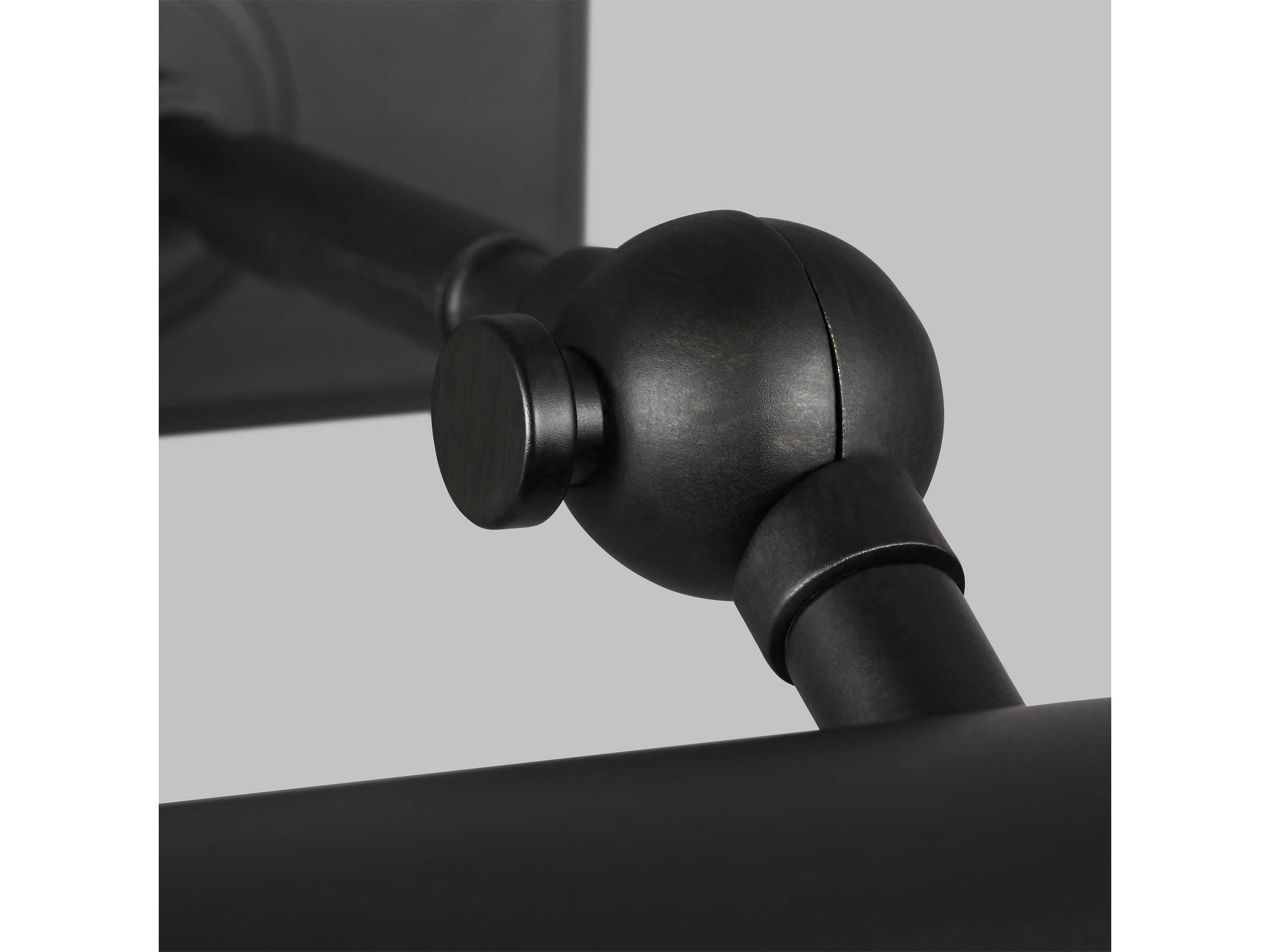 Visual Comfort Studio Kenyon 1-Light Aged Iron Black Picture Light