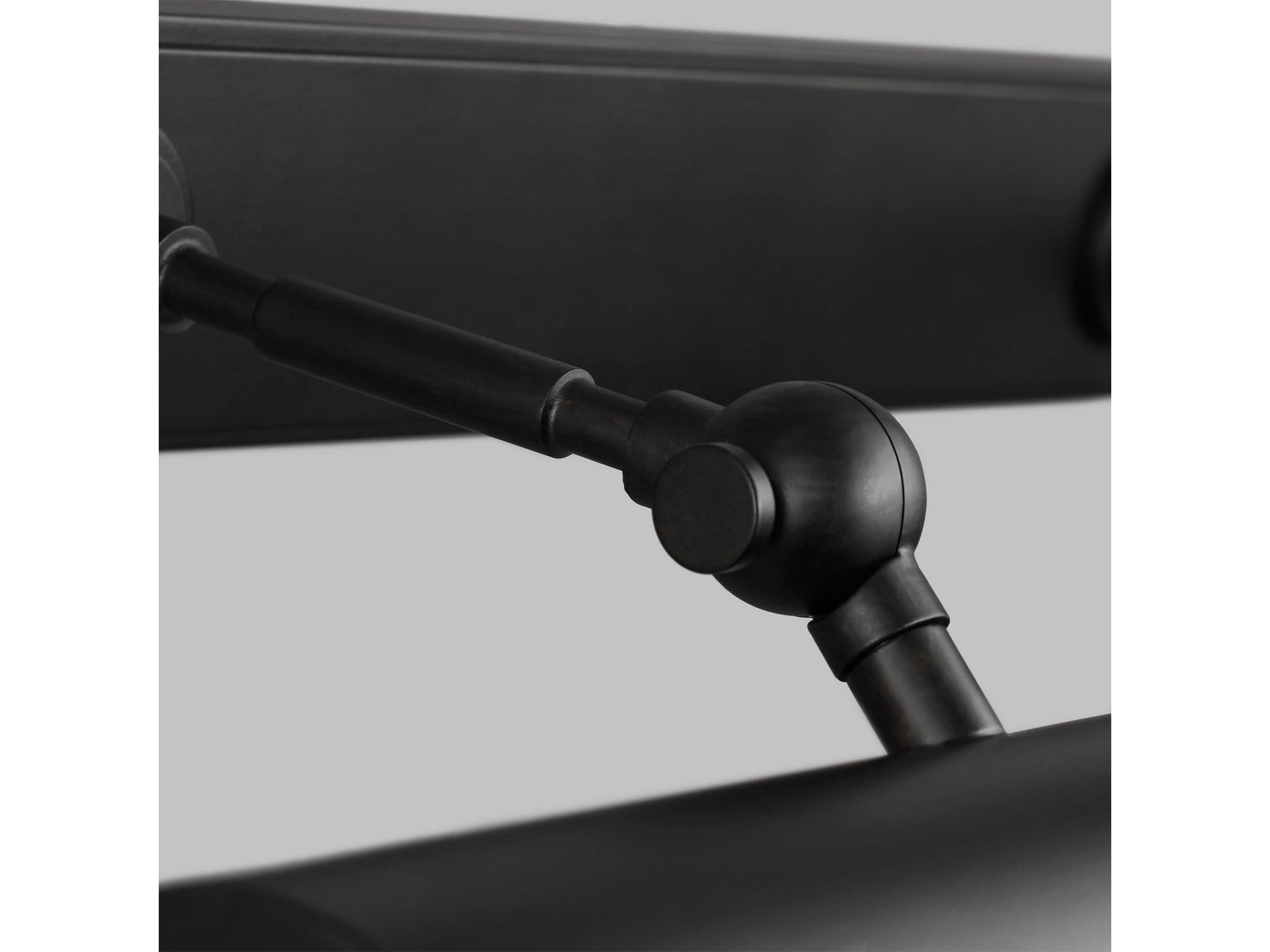 Visual Comfort Studio Kenyon 2-Light Aged Iron Black Picture Light