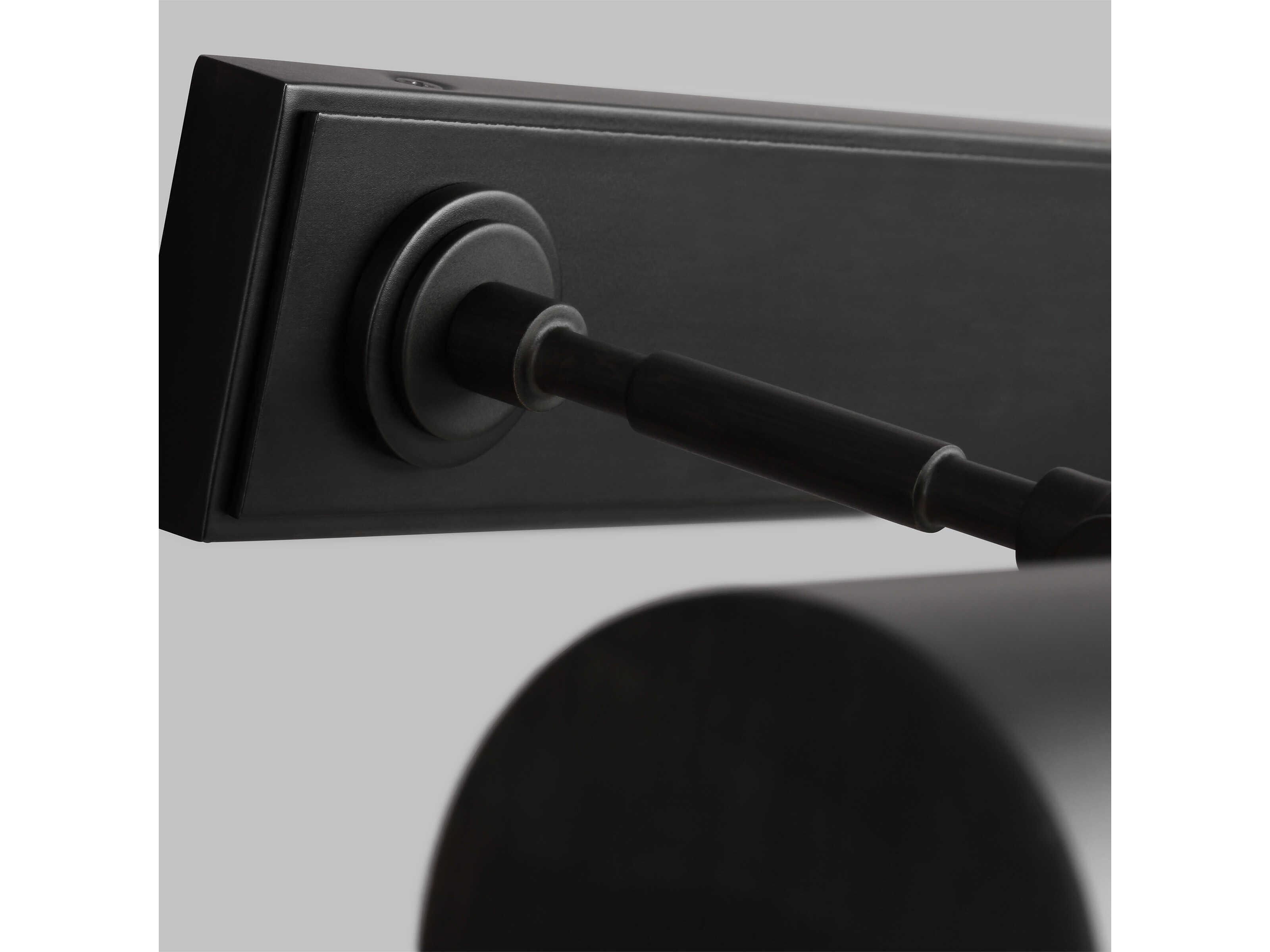 Visual Comfort Studio Kenyon 2-Light Aged Iron Black Picture Light