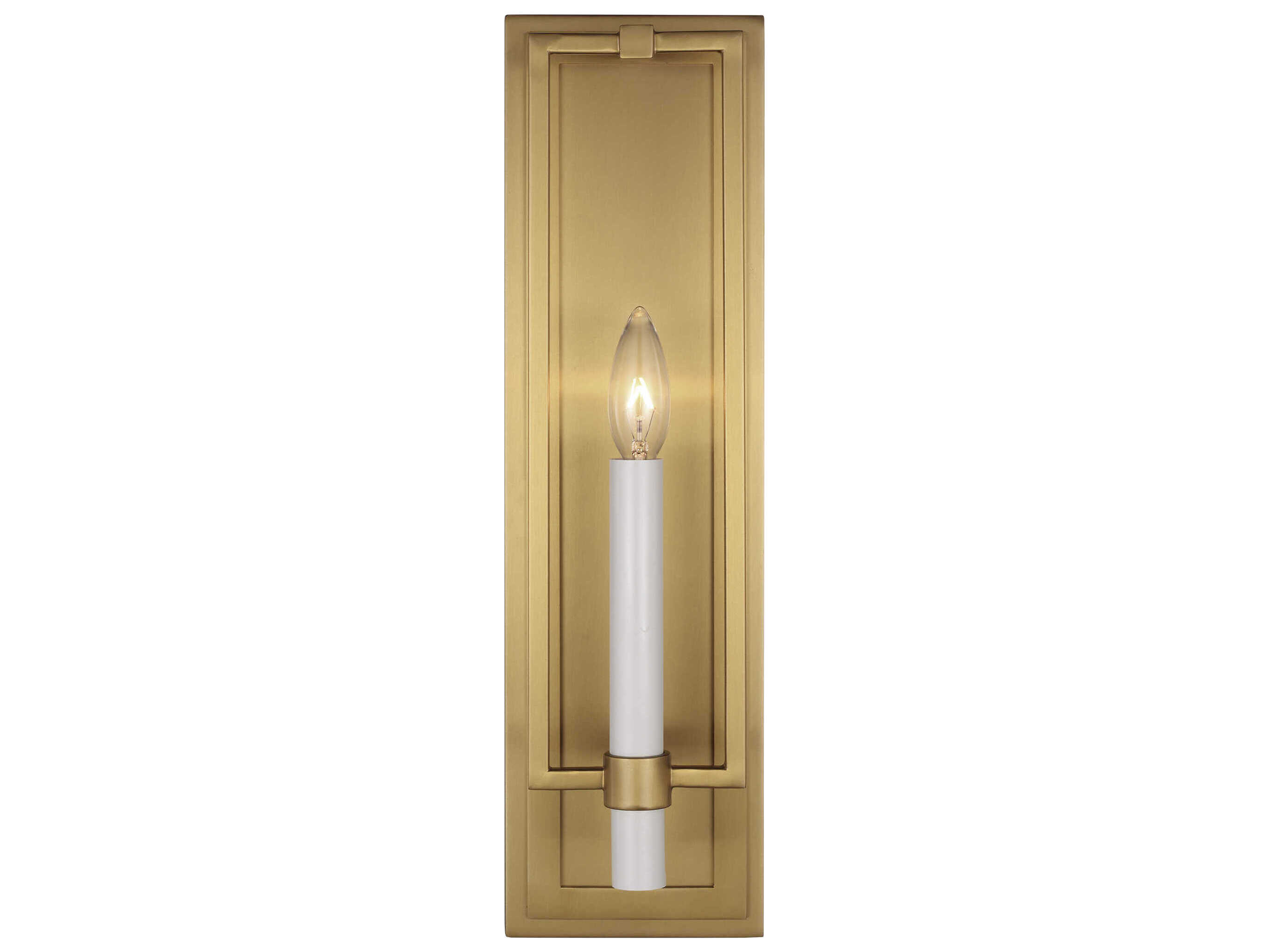 Visual Comfort Studio Marston 1-Light Burnished Brass Wall Sconce