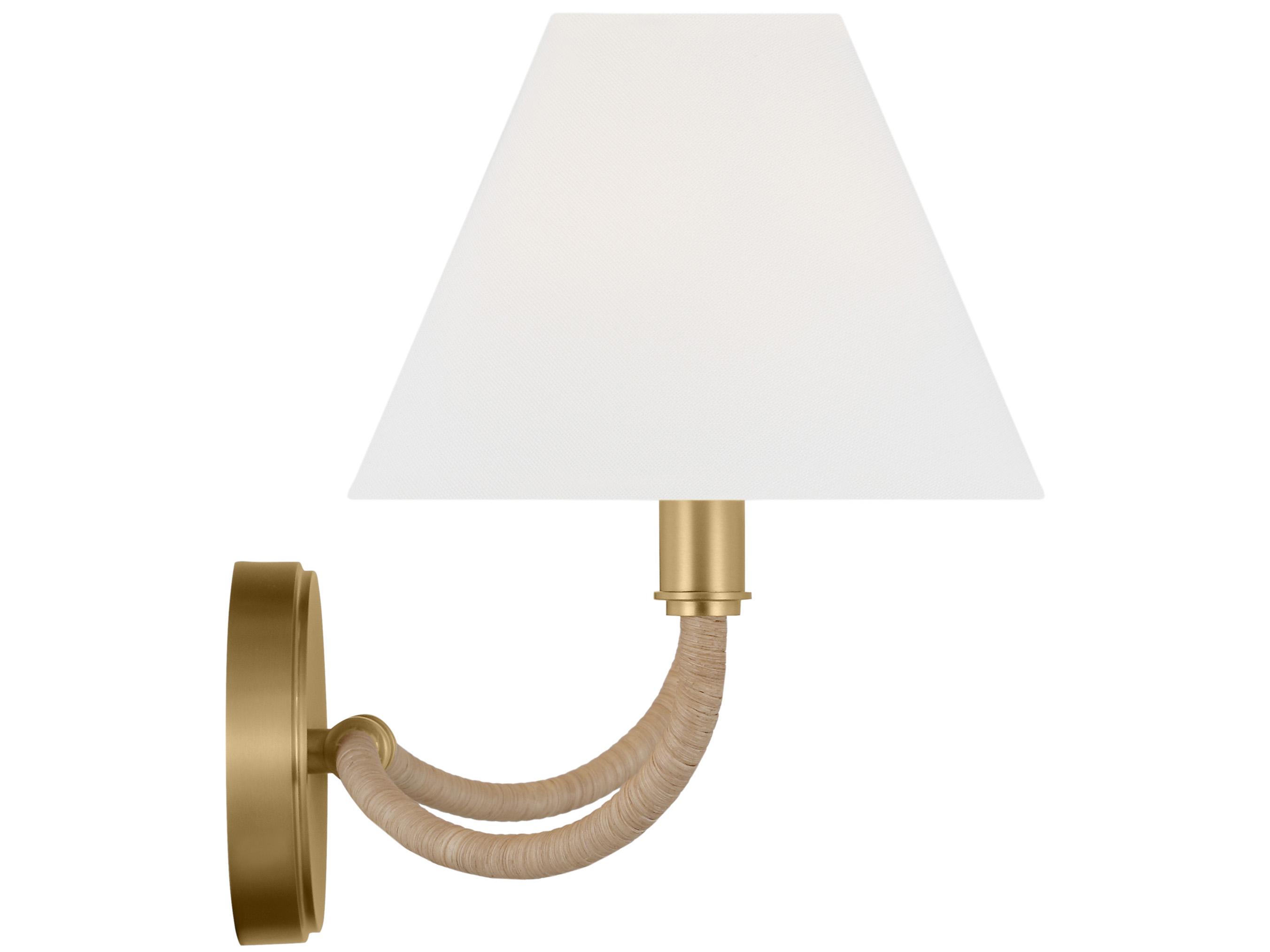 Visual Comfort Studio Laguna 2-Light Burnished Brass Vanity Light