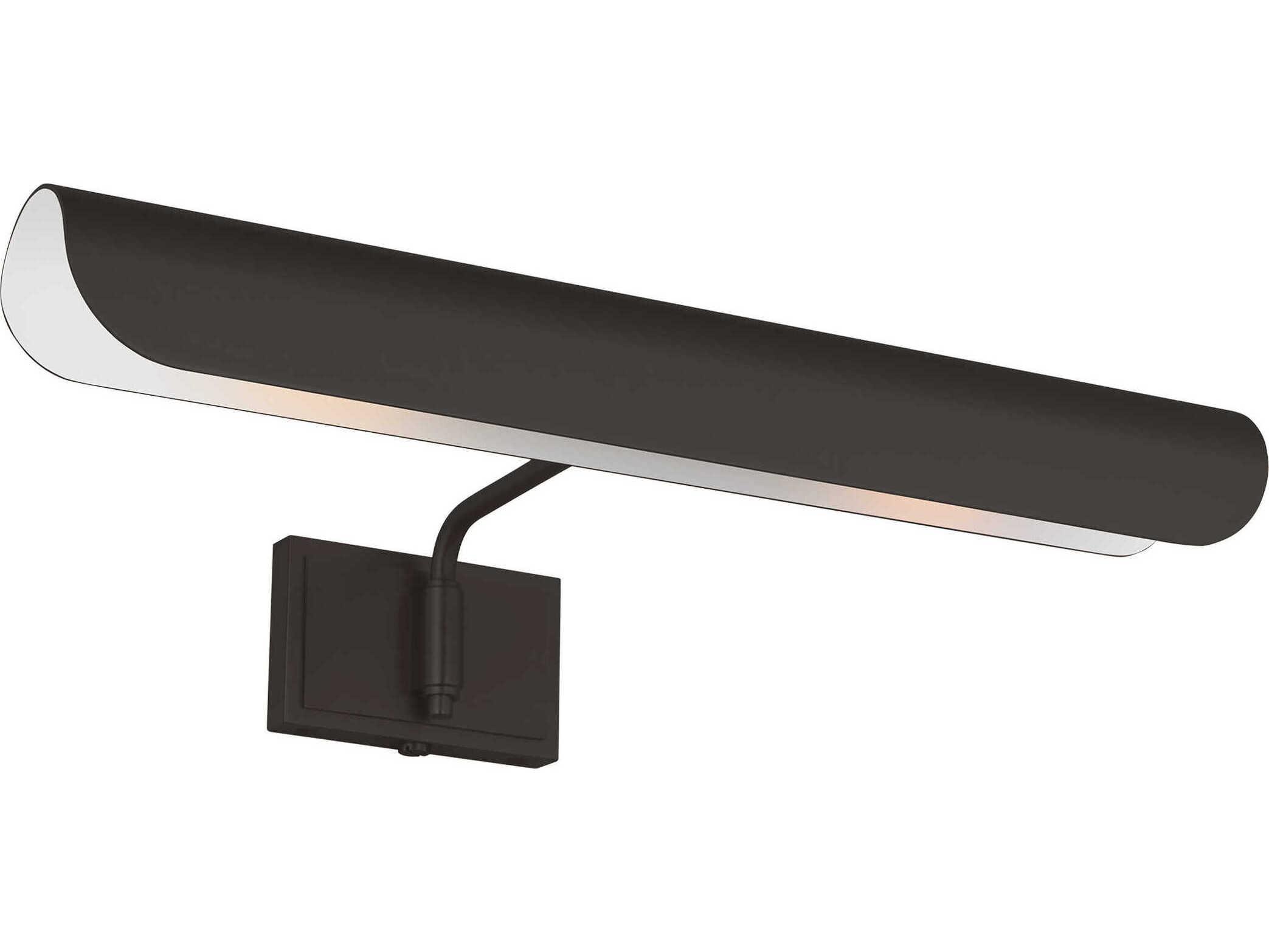 Visual Comfort Studio Hull 2-Light Aged Iron Black Picture Light