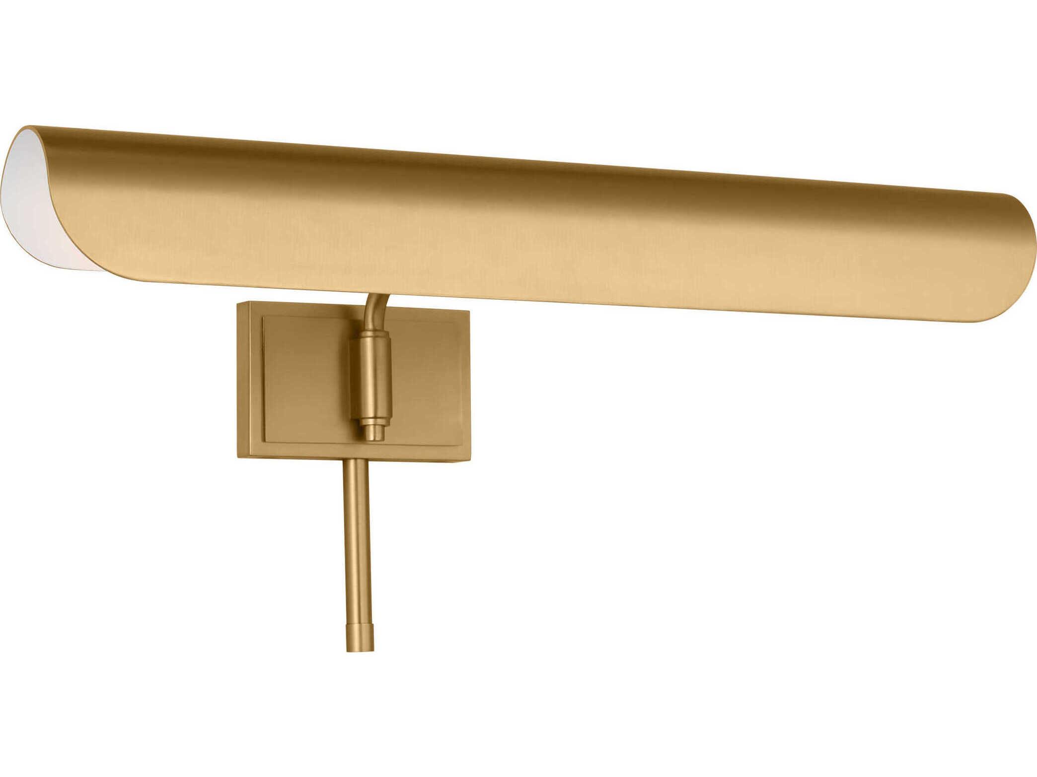 Visual Comfort Studio Hull 2-Light Burnished Brass Picture Light