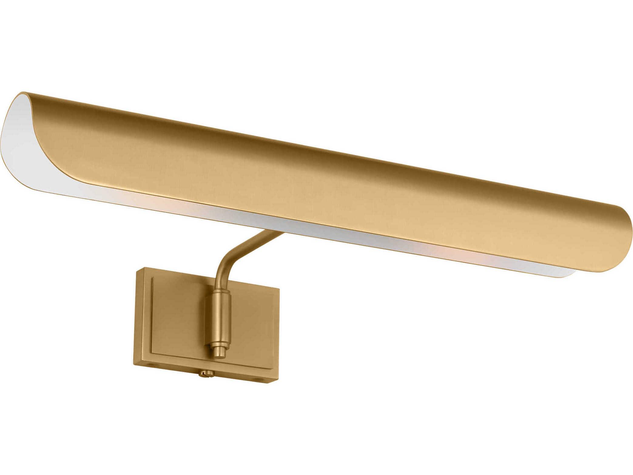 Visual Comfort Studio Hull 2-Light Burnished Brass Picture Light