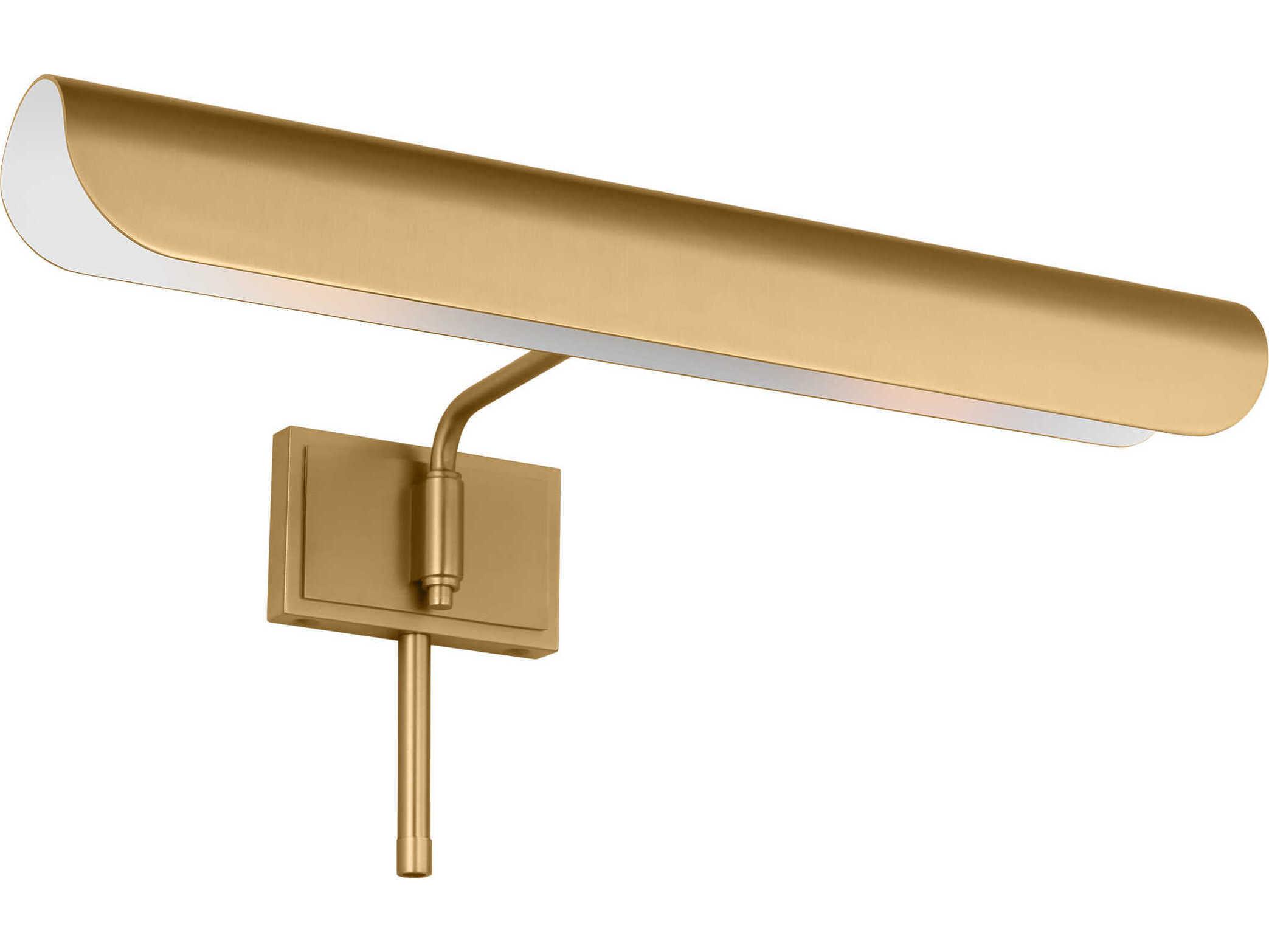 Visual Comfort Studio Hull 2-Light Burnished Brass Picture Light