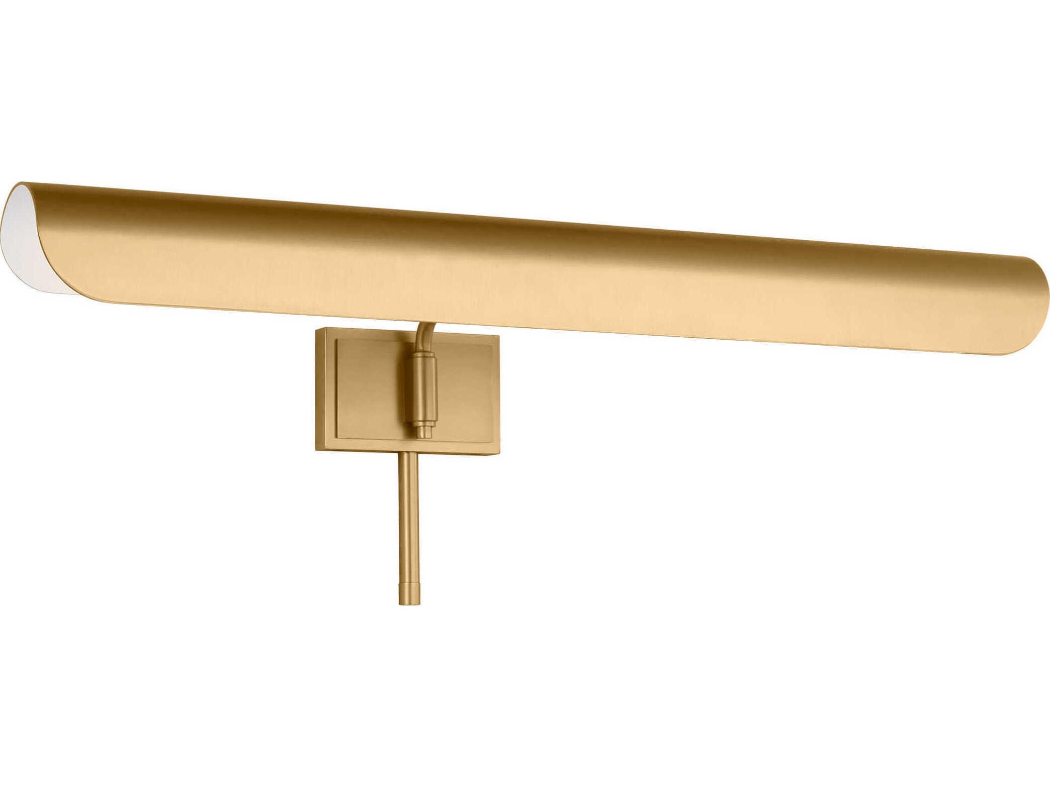 Visual Comfort Studio Hull 2-Light Burnished Brass Picture Light