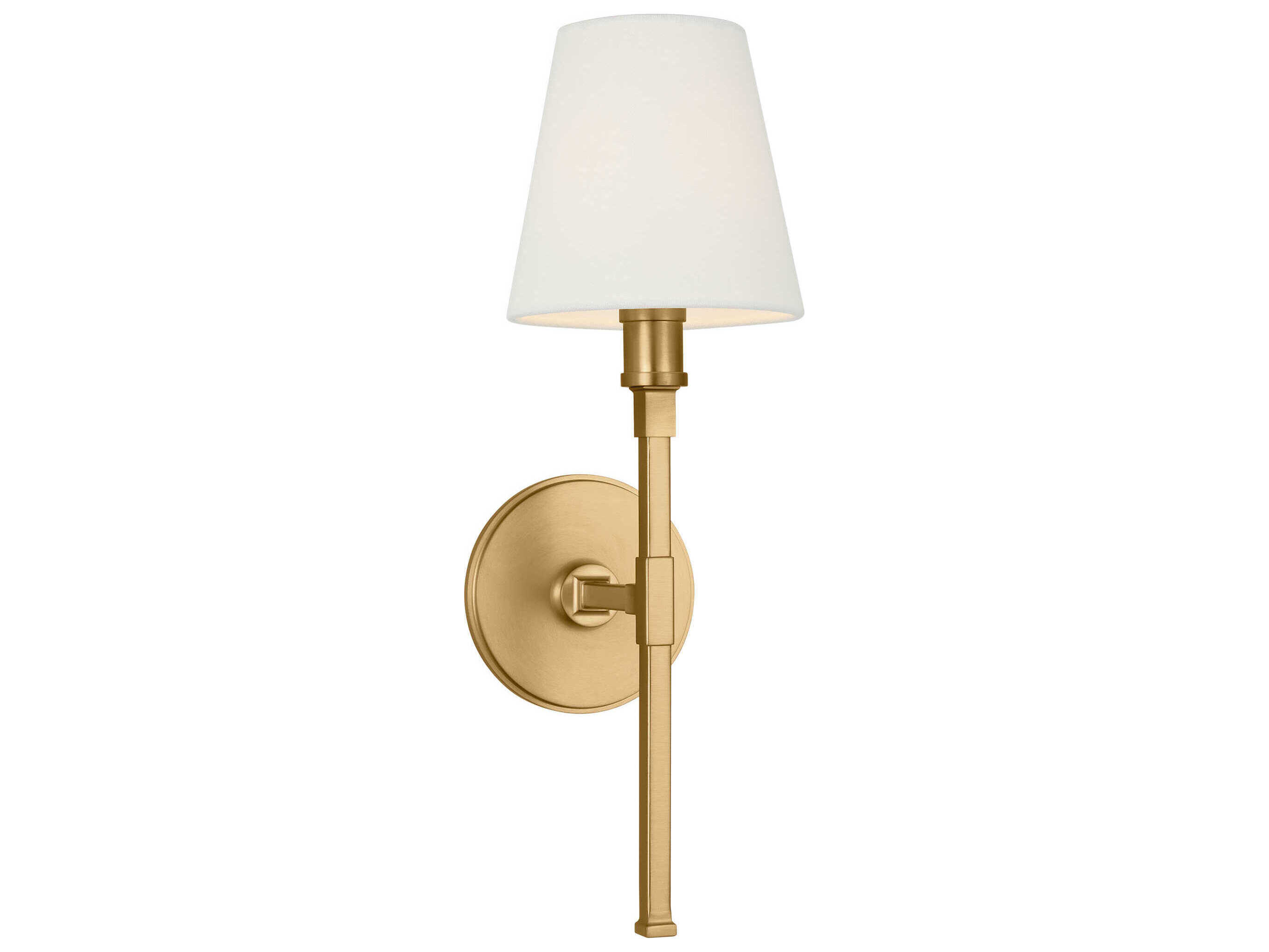 Visual Comfort Studio Perth 1-Light Burnished Brass Wall Sconce