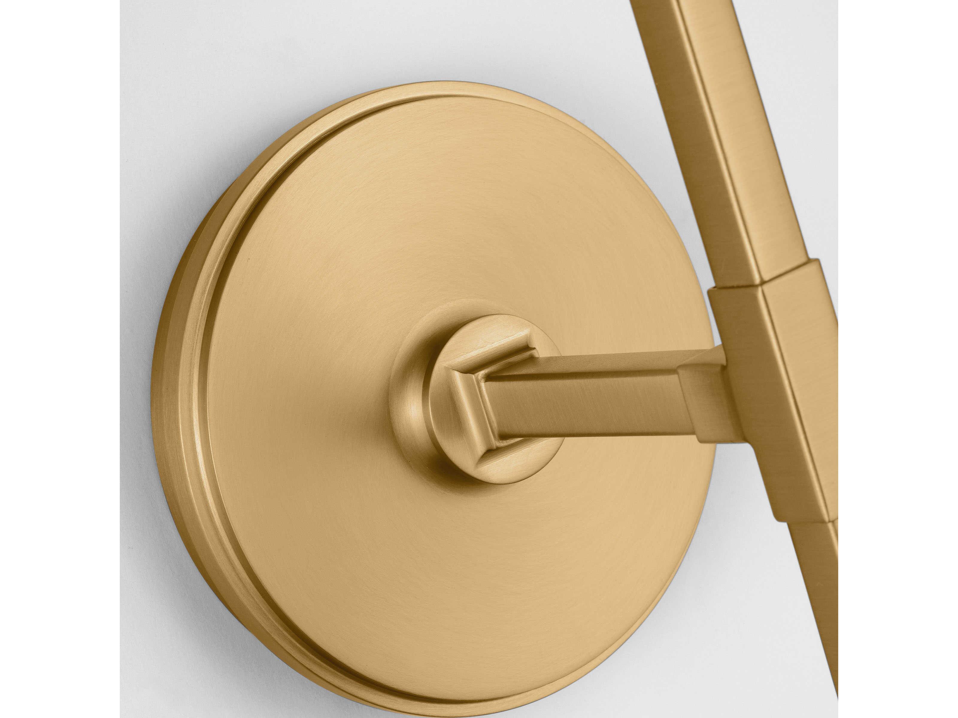 Visual Comfort Studio Perth 1-Light Burnished Brass Wall Sconce