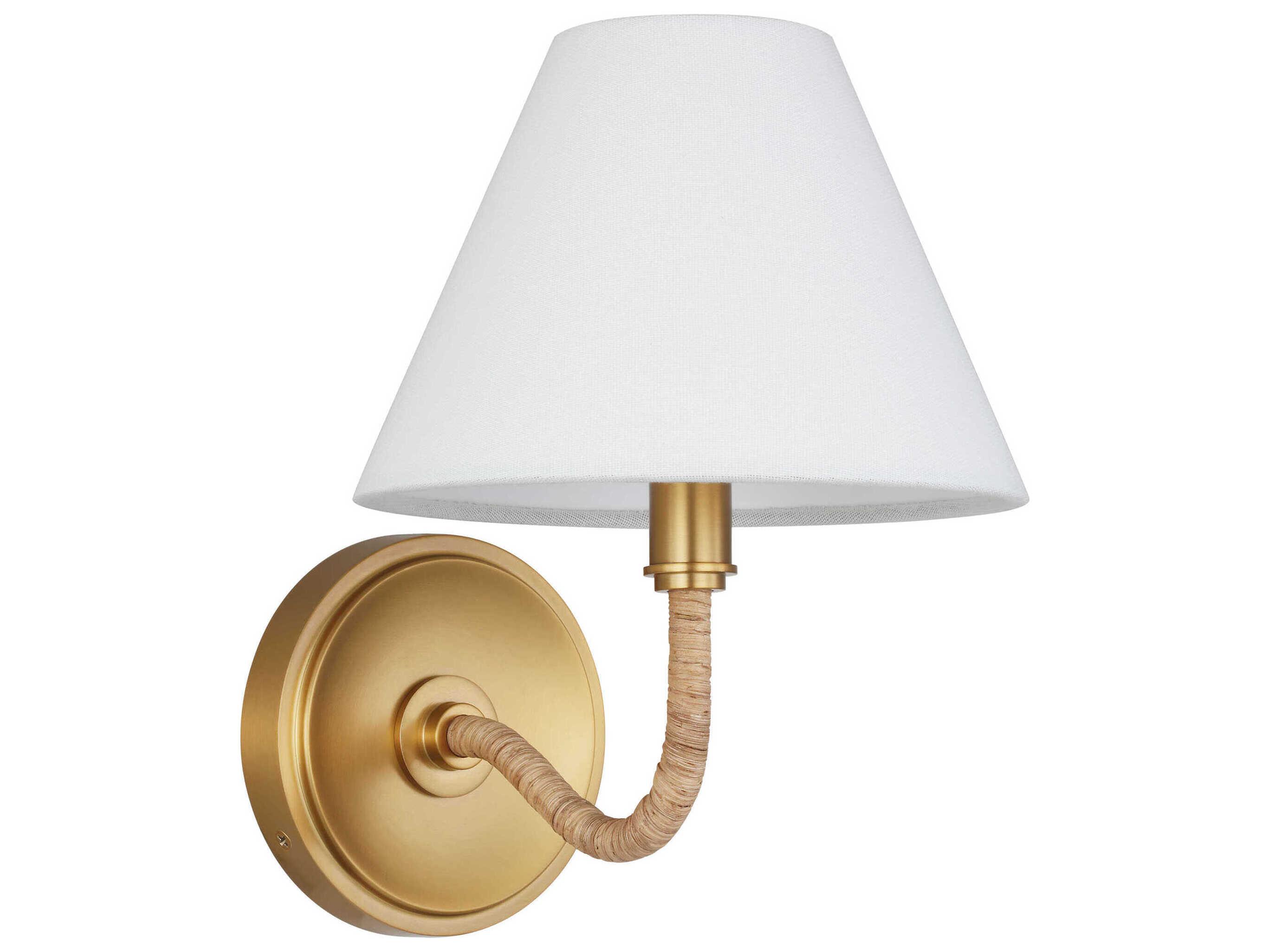 Visual Comfort Studio Laguna 1-Light Burnished Brass Wall Sconce