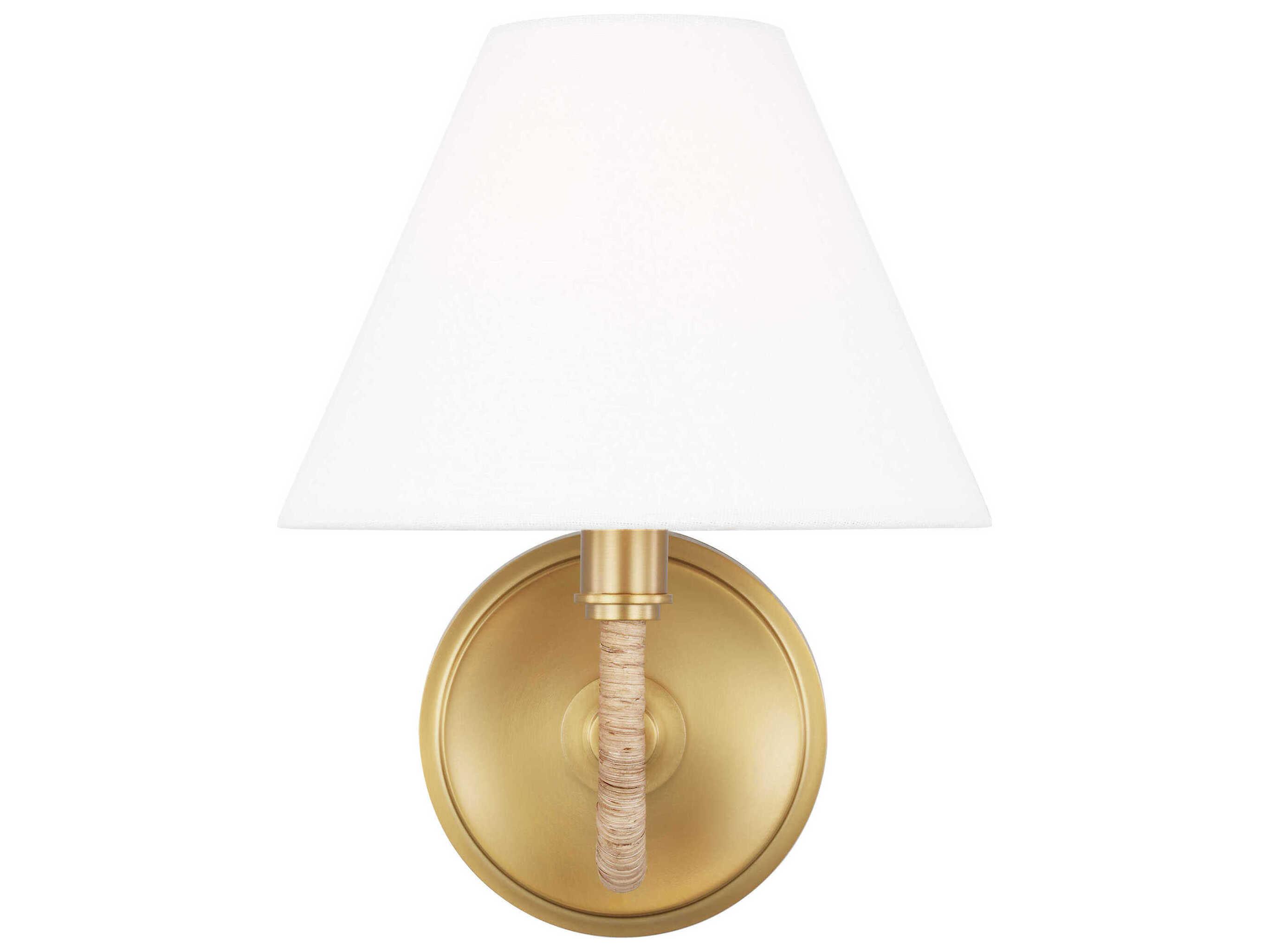 Visual Comfort Studio Laguna 1-Light Burnished Brass Wall Sconce