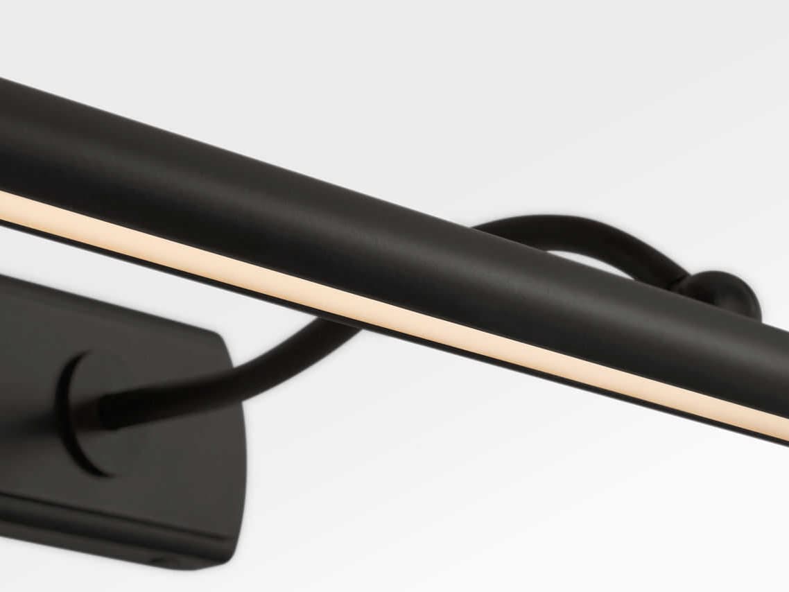 Visual Comfort Studio Lamont Aged Iron Black Picture Light