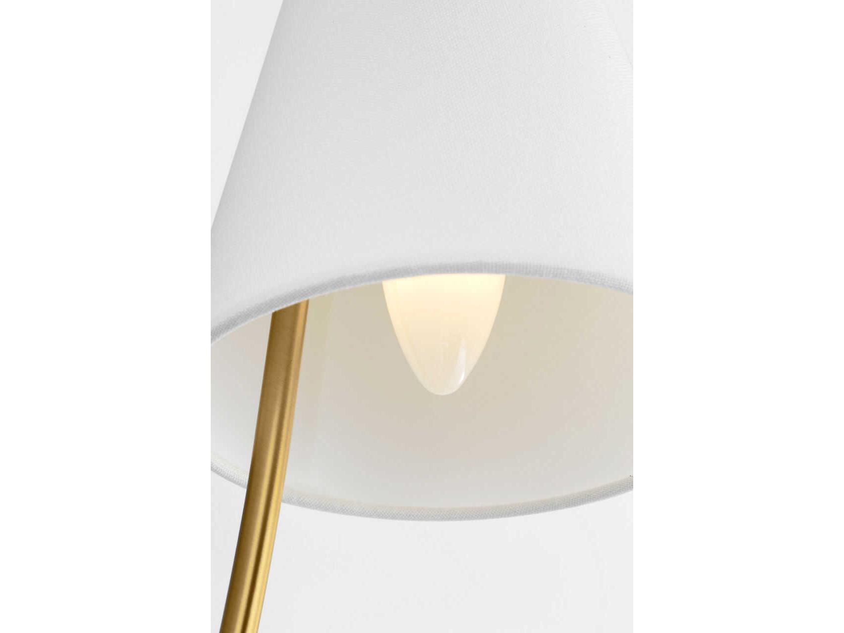 Visual Comfort Studio Marina 2-Light Burnished Brass Wall Sconce