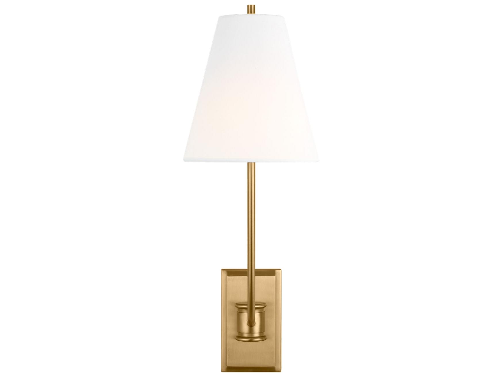 Visual Comfort Studio Marina 1-Light Burnished Brass Wall Sconce