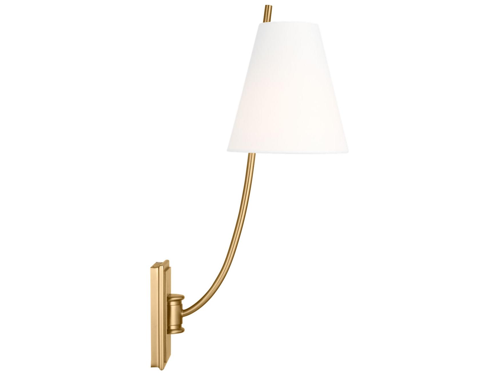 Visual Comfort Studio Marina 1-Light Burnished Brass Wall Sconce