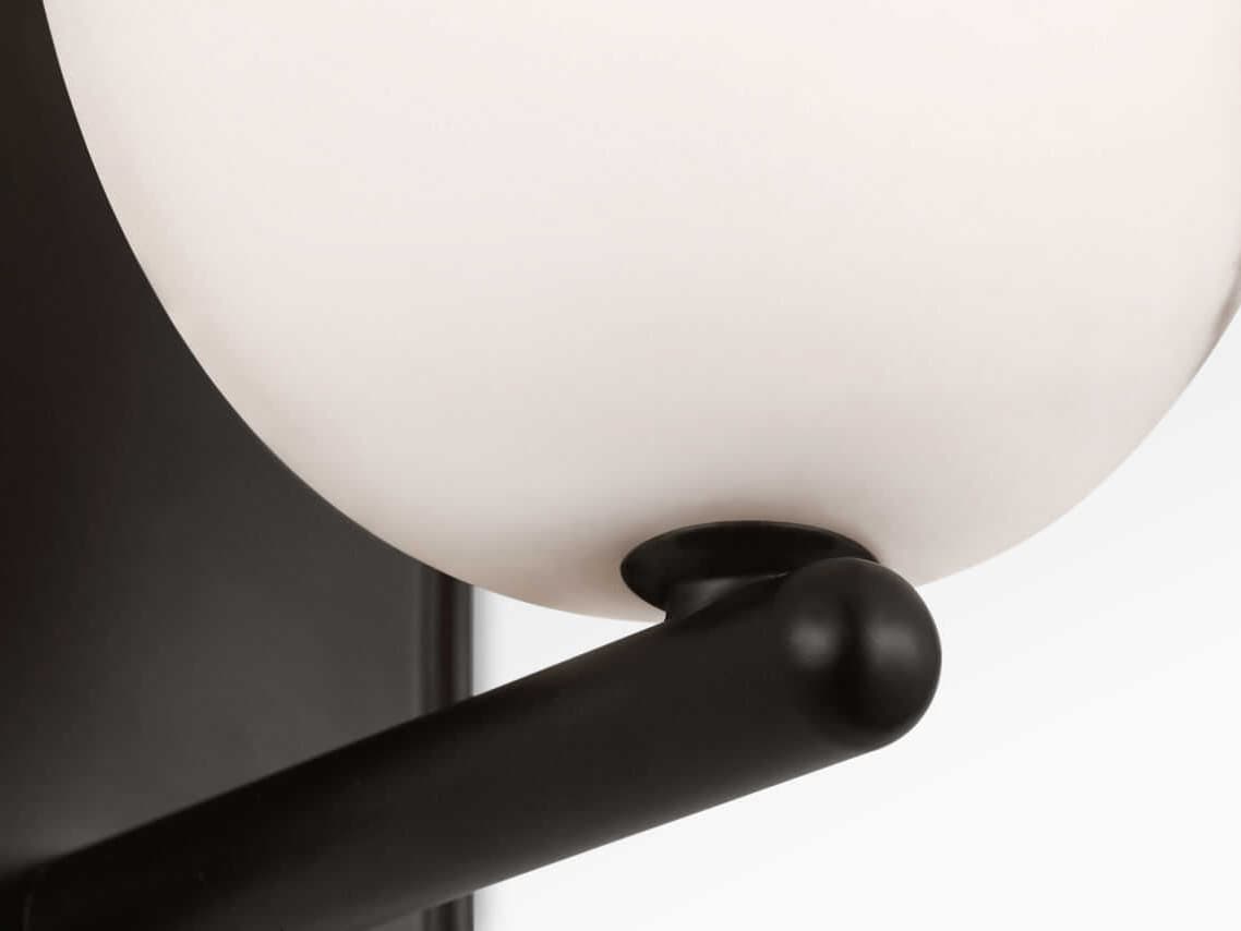 Visual Comfort Studio Savina 1-Light Aged Iron Black Wall Sconce