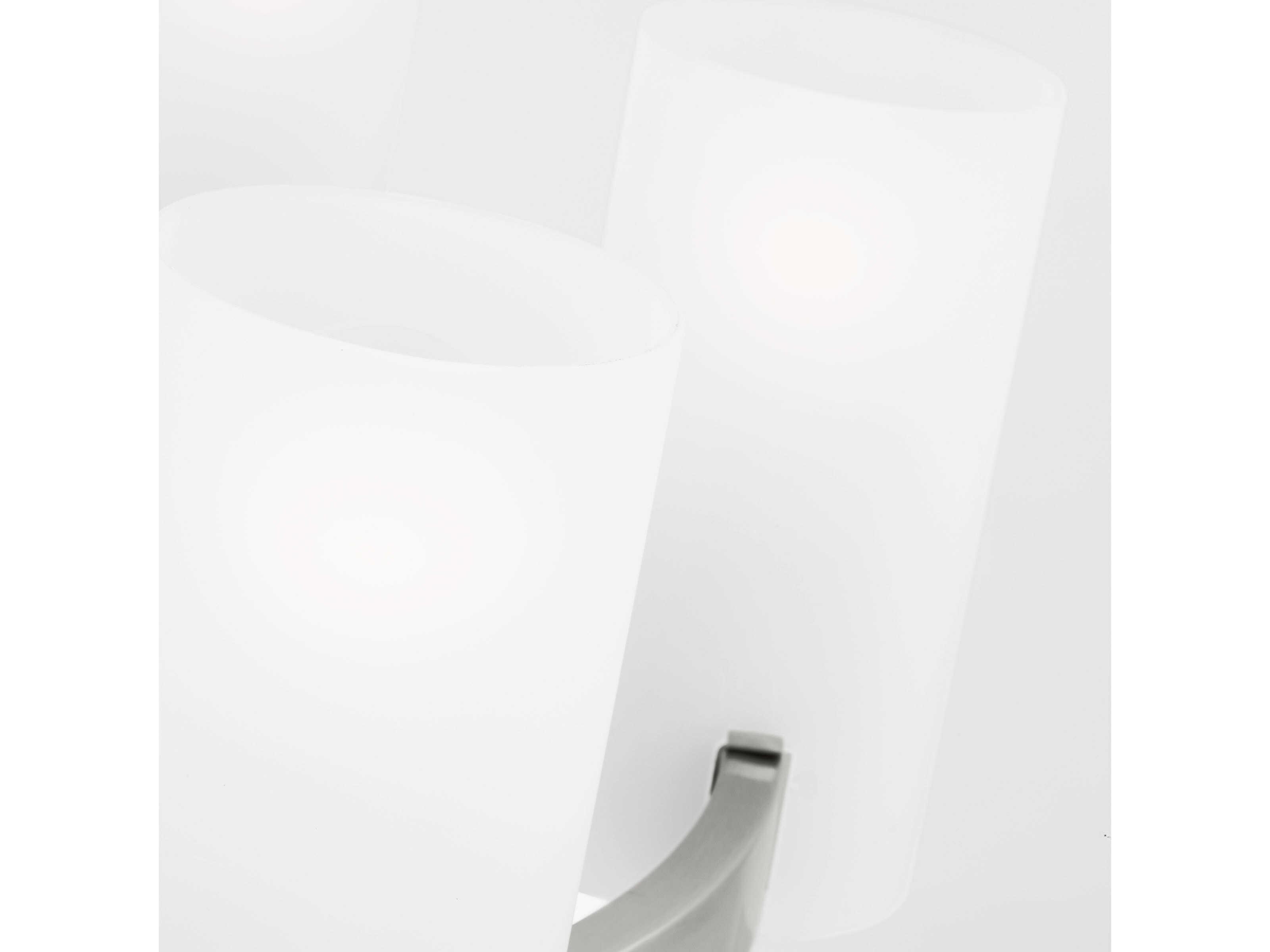 Visual Comfort Studio Rhode 6-Light Brushed Steel Cylinder Chandelier