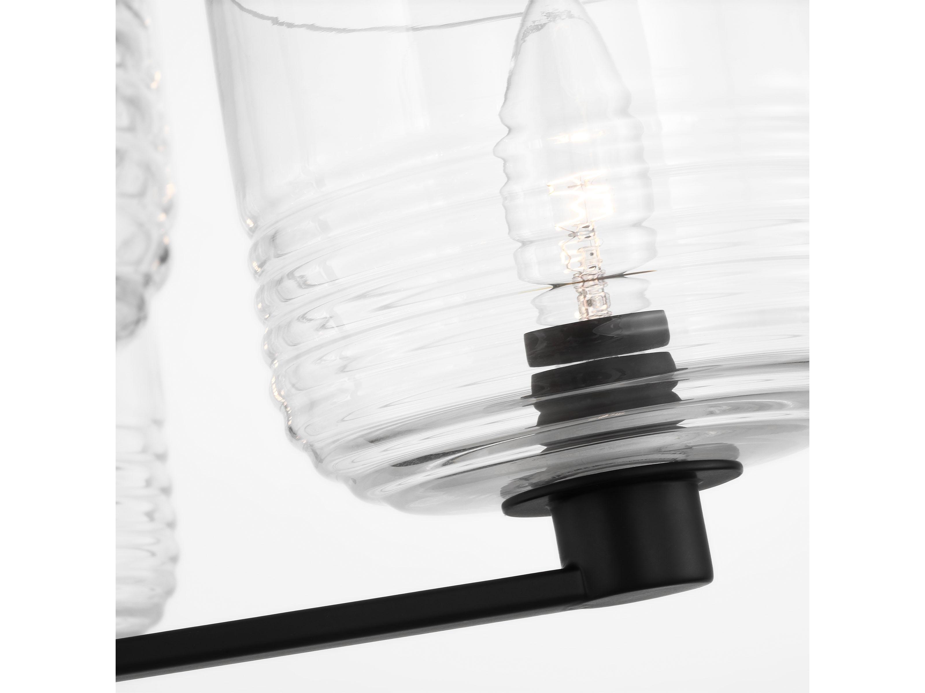 Visual Comfort Studio Lochdale 5-Light Midnight Black Candelabra Chandelier