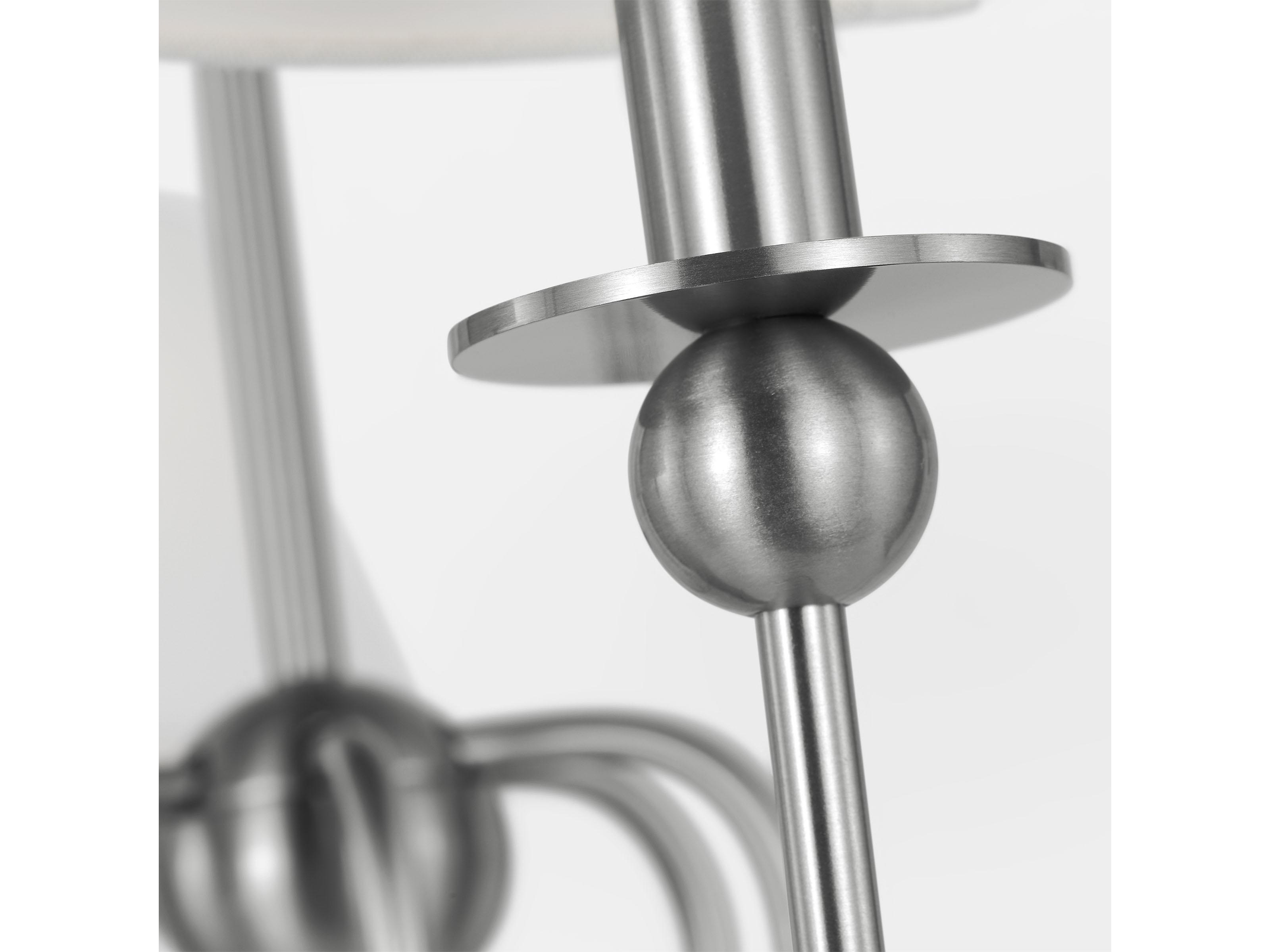 Visual Comfort Studio Elsay 6-Light Brushed Nickel Chandelier