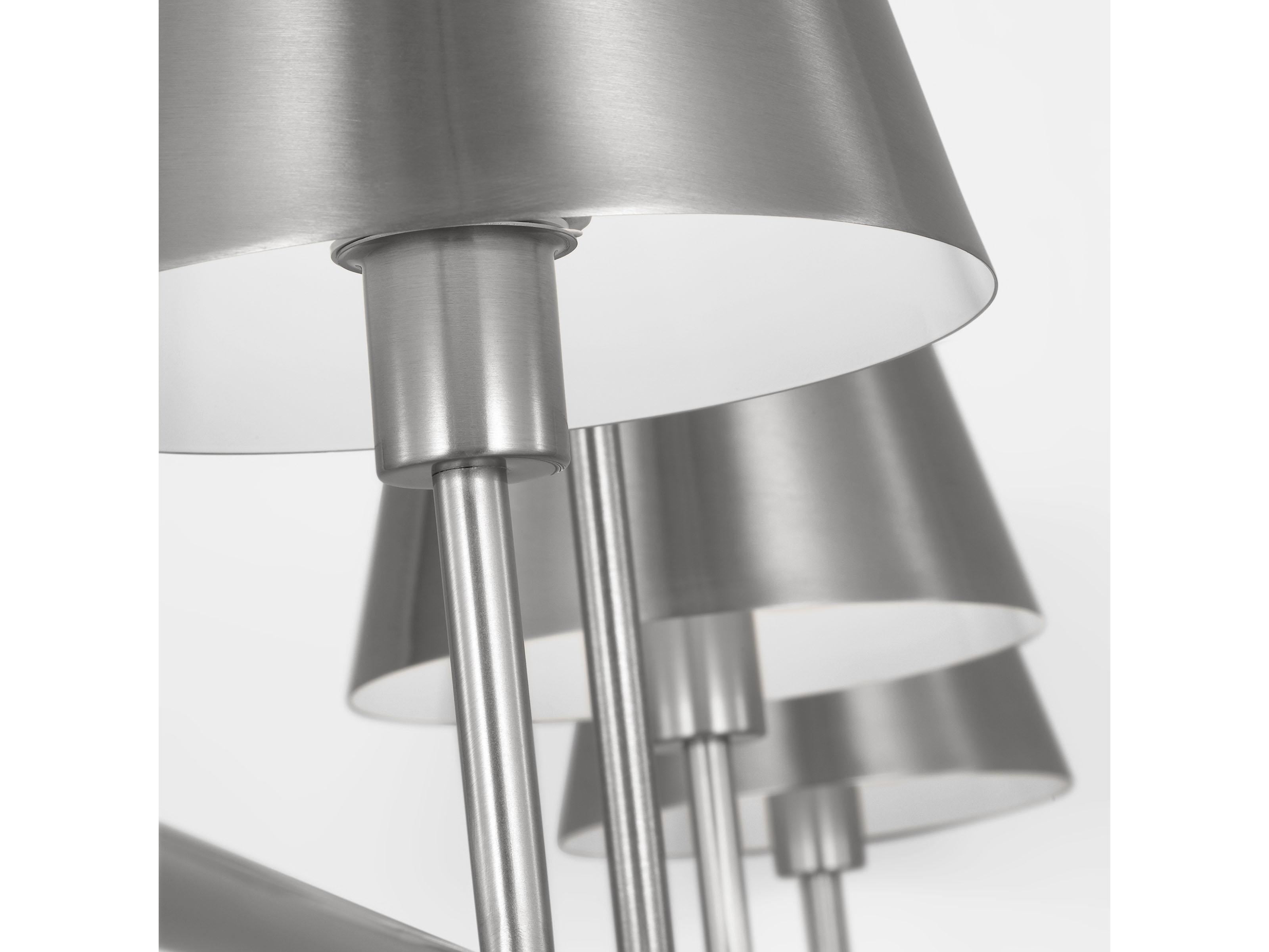 Visual Comfort Studio Ender 4-Light Brushed Nickel Island Pendant