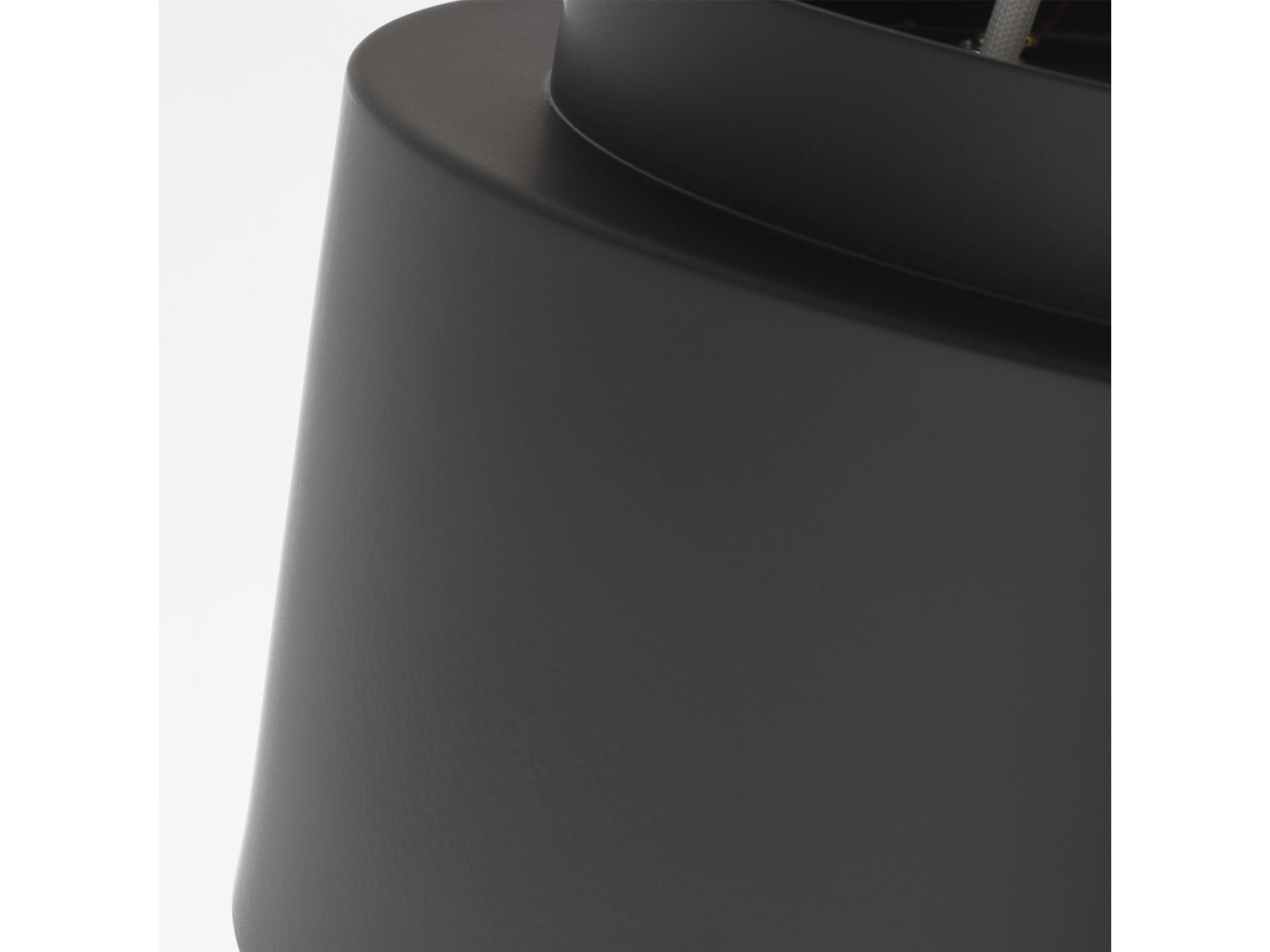 Visual Comfort Studio Dartmore 1-Light Midnight Black Drum Flush Mount